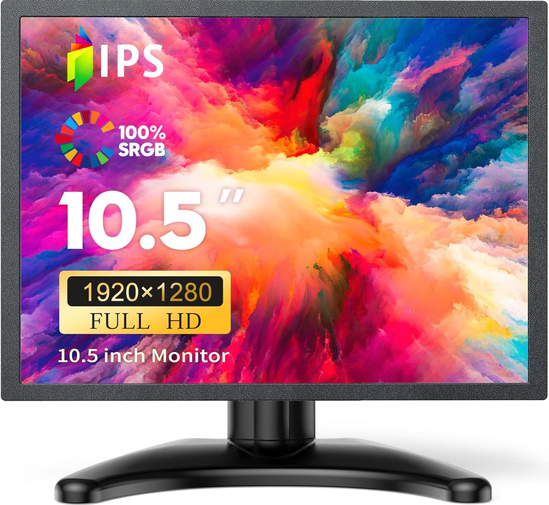 10.5 inch Small Monitor, FHD IPS 1920x1280p HDMI Display Screen, Portable IPS Display for Gaming/Computer/CCTV Security Camera 10.5 inch Small Monitor, FHD IPS 1920x1280p HDMI Display Screen, Portable IPS Display for Gaming/Computer/CCTV Security Camera