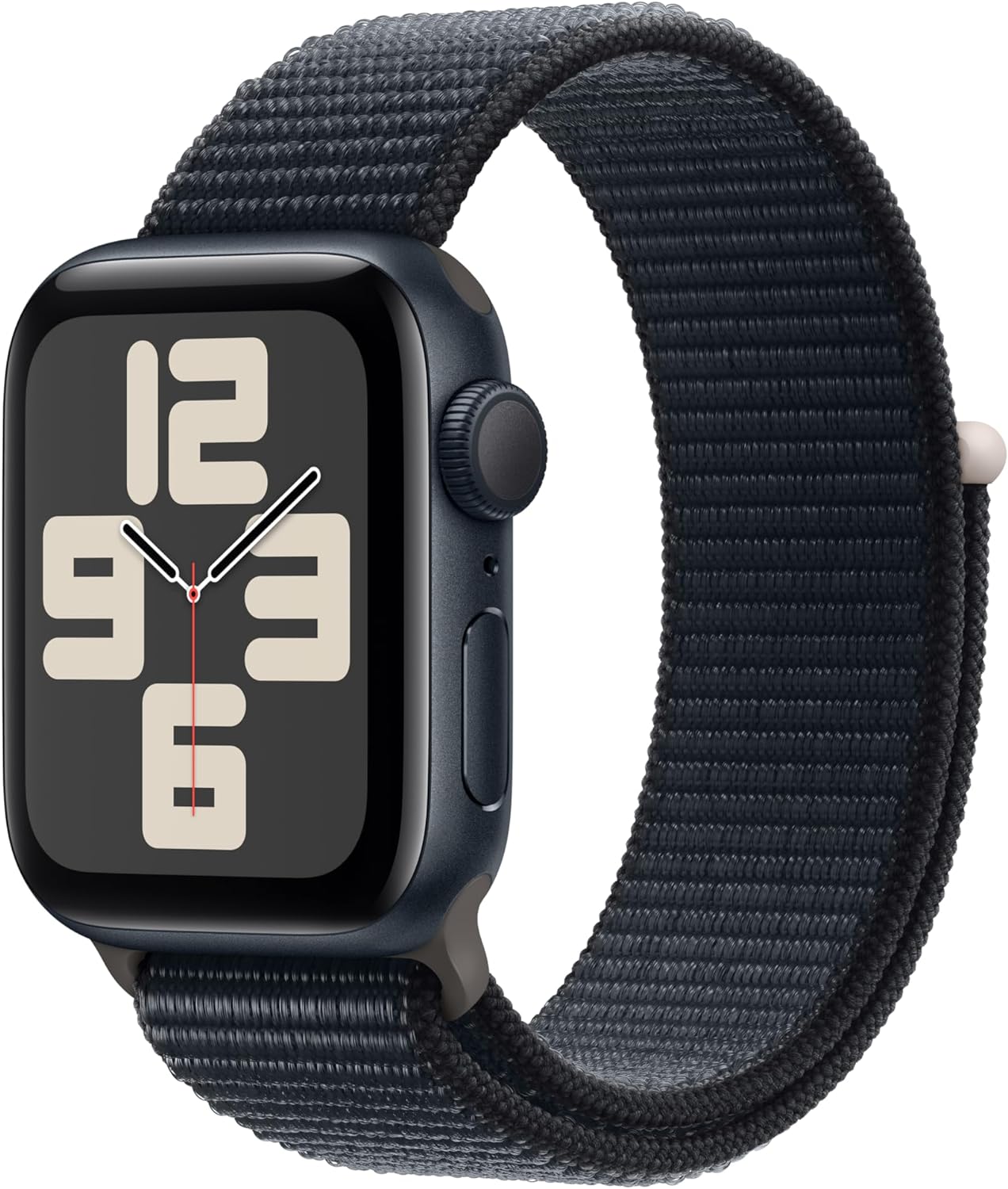 Apple Watch SE (2nd Gen) (GPS, 40mm) – Midnight Aluminum Case with Midnight Sport Loop – One Size (Renewed) Apple Watch SE (2nd Gen) (GPS, 40mm) – Midnight Aluminum Case with Midnight Sport Loop – One Size (Renewed)
