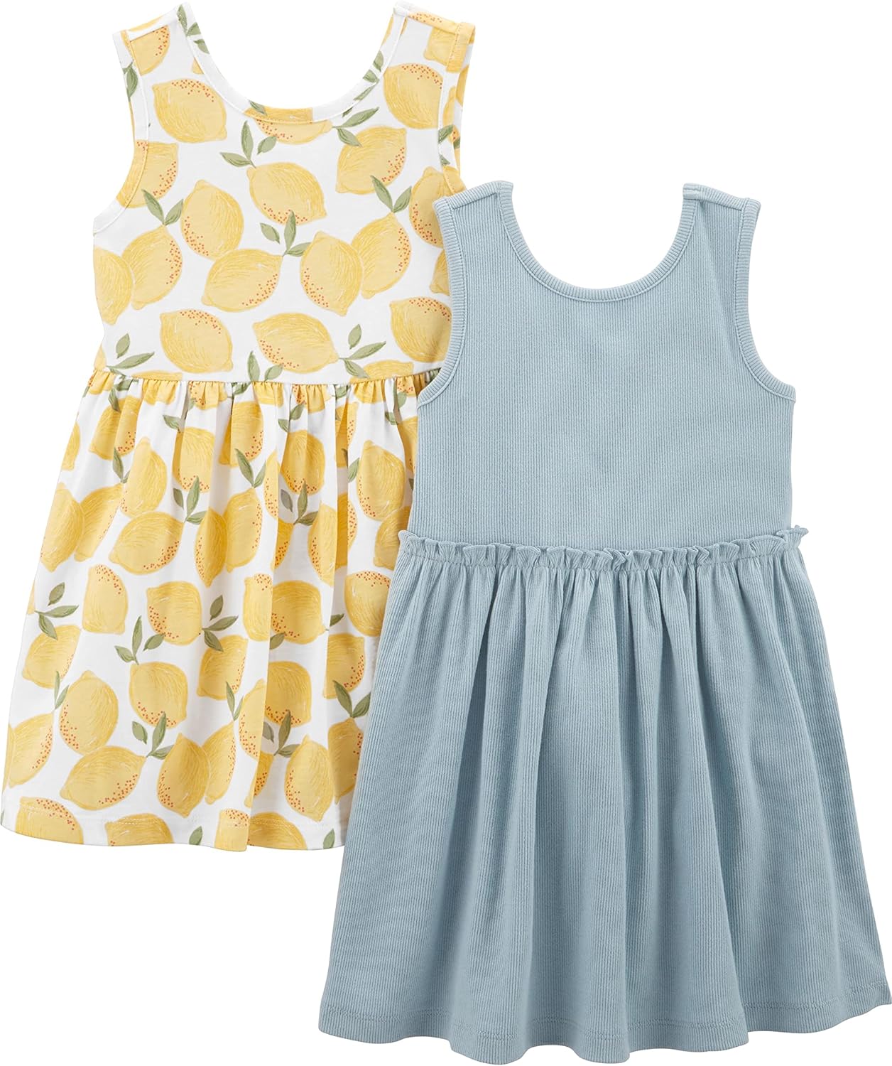 Simple Joys by Carter’s Girls’ Short-Sleeve and Sleeveless Dress Sets, Pack of 2 Simple Joys by Carter’s Girls’ Short-Sleeve and Sleeveless Dress Sets, Pack of 2
