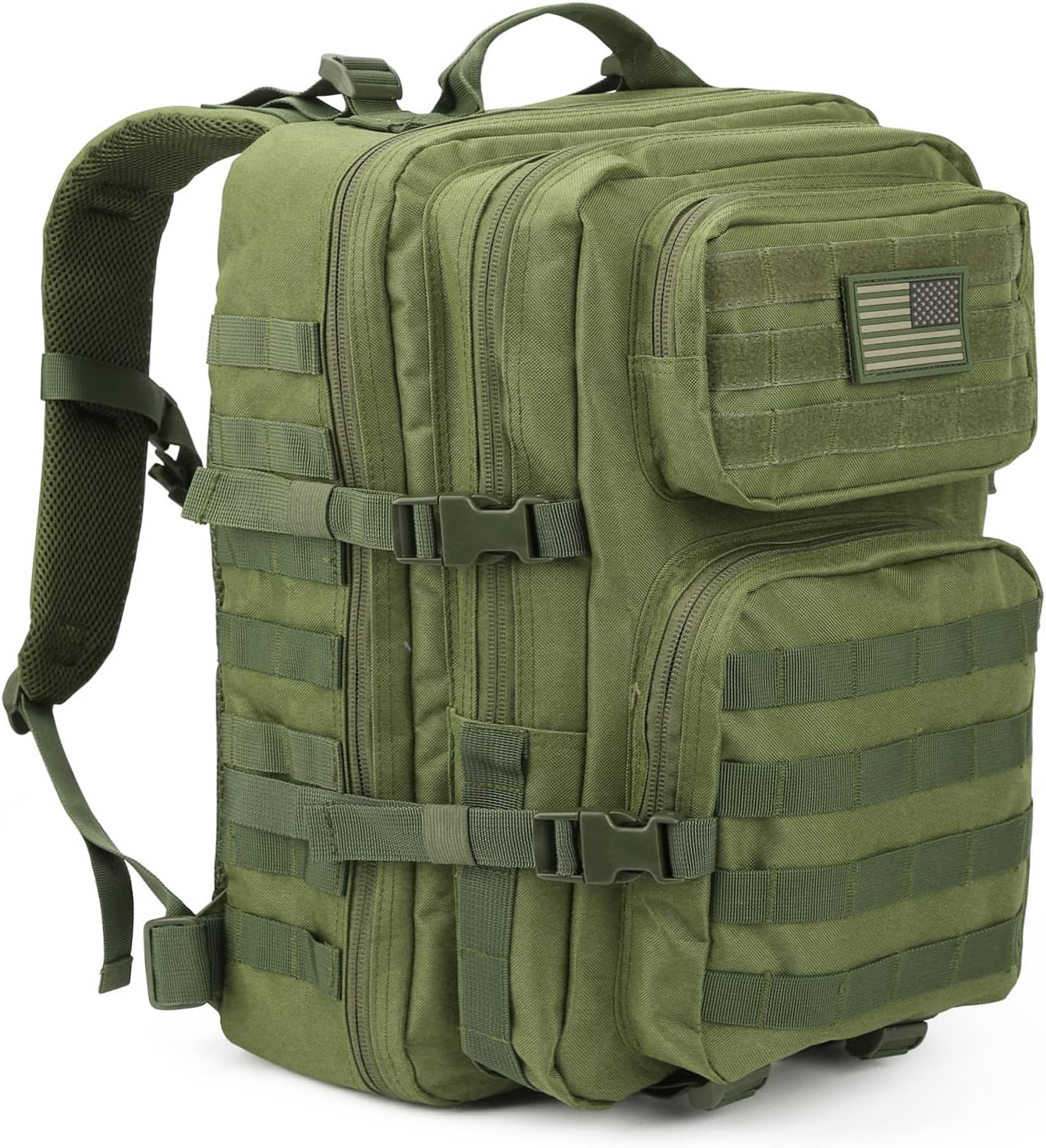 REEBOW GEAR Military Tactical Backpack Large Army 3 Day Assault Pack Molle Bag Boys Backpacks for School Army Green REEBOW GEAR Military Tactical Backpack Large Army 3 Day Assault Pack Molle Bag Boys Backpacks for School Army Green