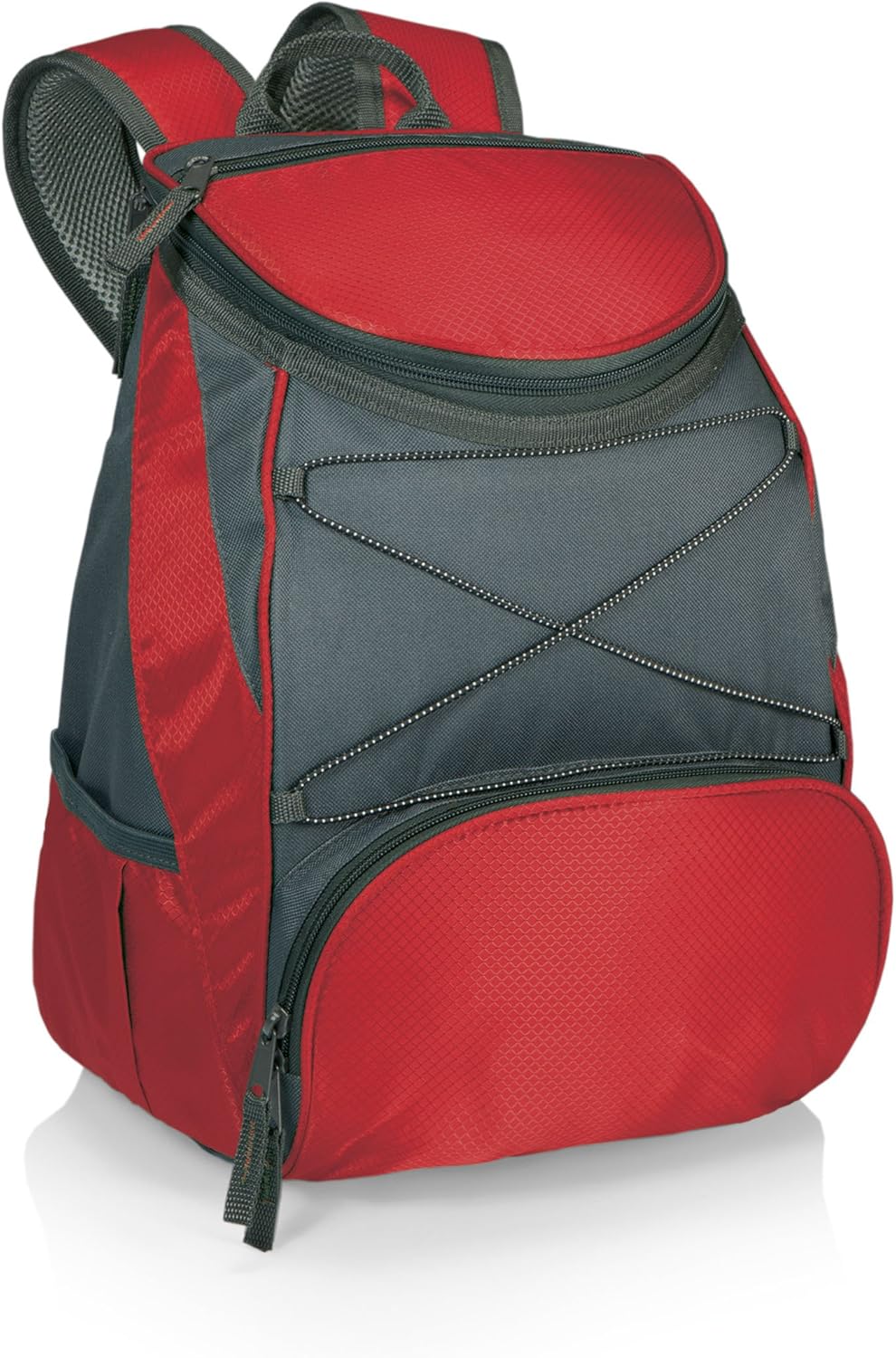 ONIVA – a Picnic Time brand PTX Backpack Cooler, Soft Cooler Backpack, Insulated Lunch Bag, (Red with Gray Accents) ONIVA – a Picnic Time brand PTX Backpack Cooler, Soft Cooler Backpack, Insulated Lunch Bag, (Red with Gray Accents)
