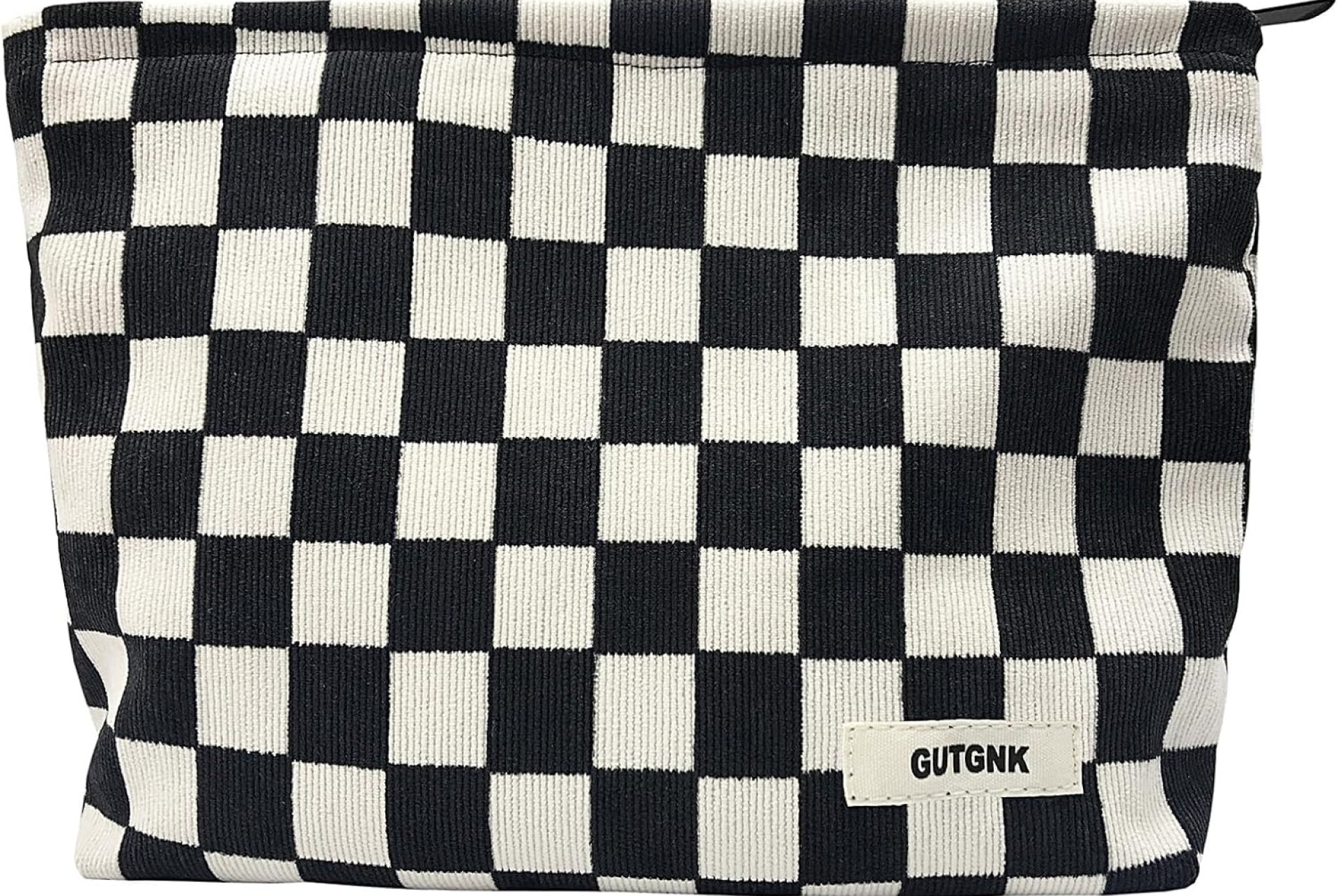 GUTGNK Women’s Cosmetic Bag, Corduroy Checkerboard Travel Cosmetic Bag Small Cosmetic Bag Skin Care Cosmetic Changing Handy Bag Zipper Organizer GUTGNK Women’s Cosmetic Bag, Corduroy Checkerboard Travel Cosmetic Bag Small Cosmetic Bag Skin Care Cosmetic Changing Handy Bag Zipper Organizer
