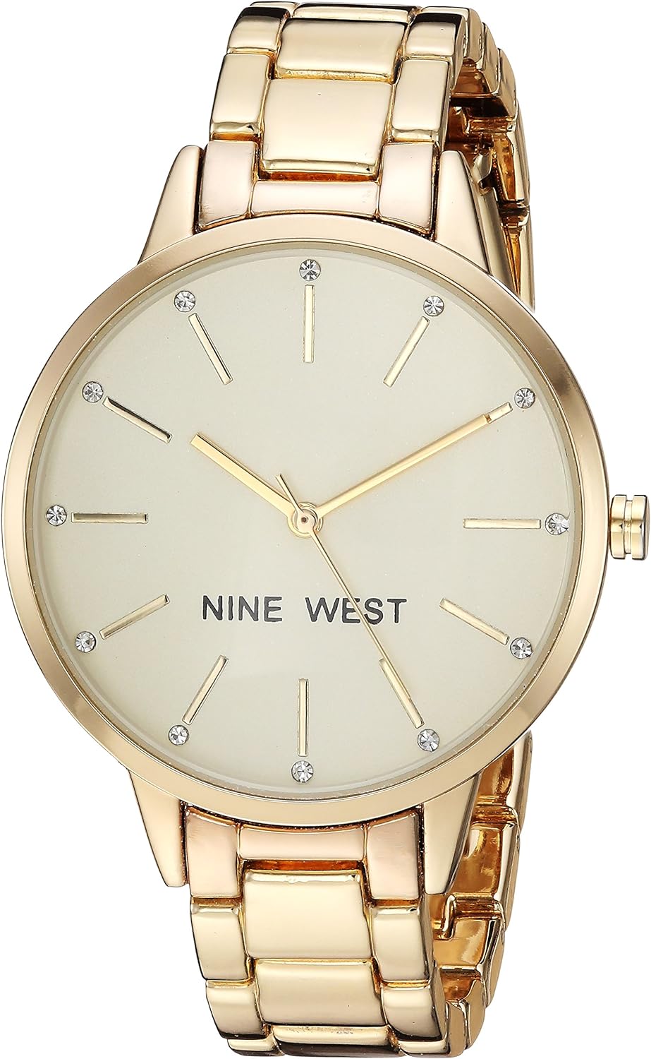 Nine West Women’s Floral Dial Bracelet Watch Nine West Women’s Floral Dial Bracelet Watch