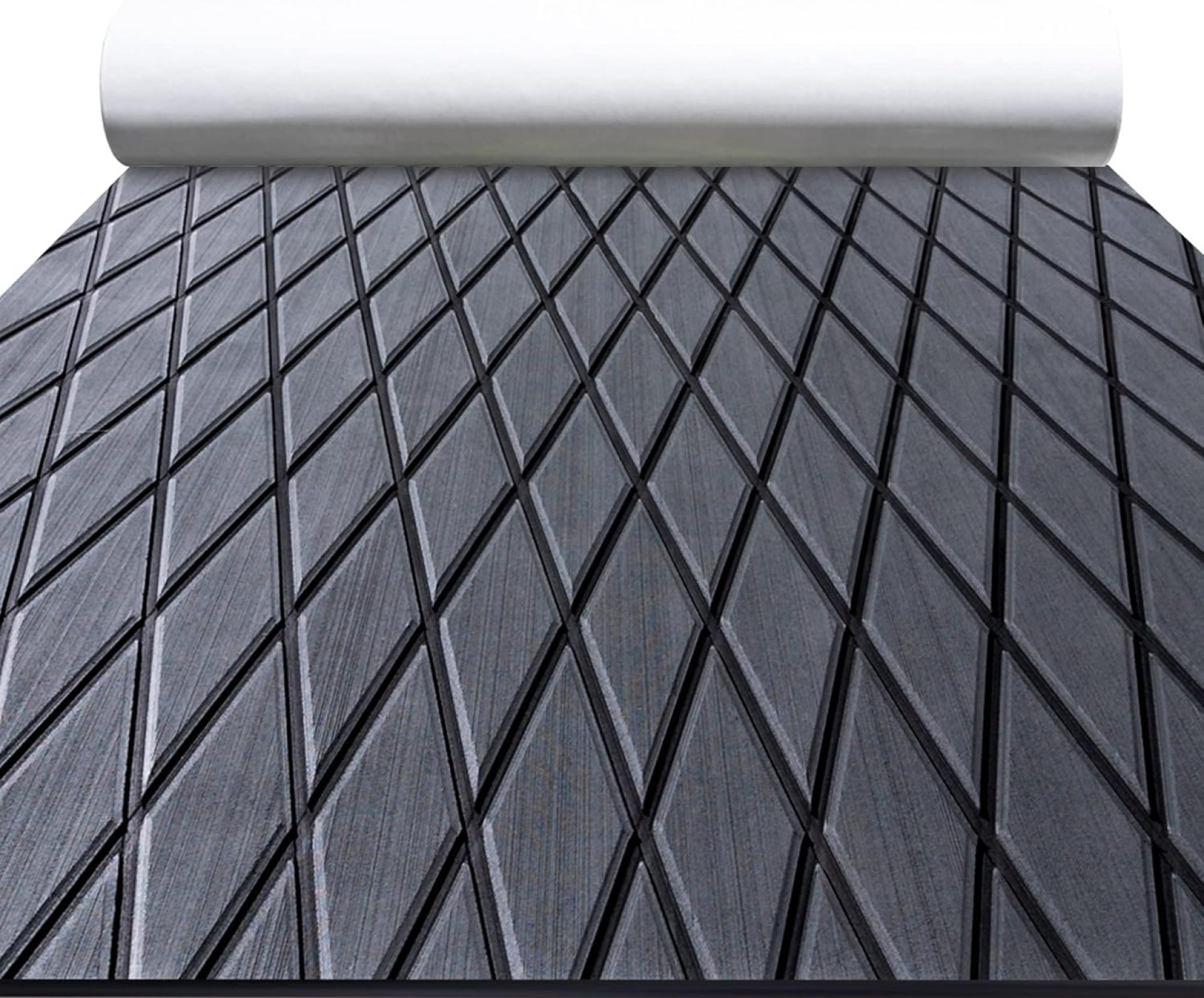 FOCEAN Boat Flooring EVA Foam Boat Decking Marine Mat Non-Slip Self-Adhesive Flooring Sheet for Motorboat Kayak Surfboard Garden Floor Swimming Pools, 94.5”x 47.2”, Dark Grey with Black Lines FOCEAN Boat Flooring EVA Foam Boat Decking Marine Mat Non-Slip Self-Adhesive Flooring Sheet for Motorboat Kayak Surfboard Garden Floor Swimming Pools, 94.5”x 47.2”, Dark Grey with Black Lines