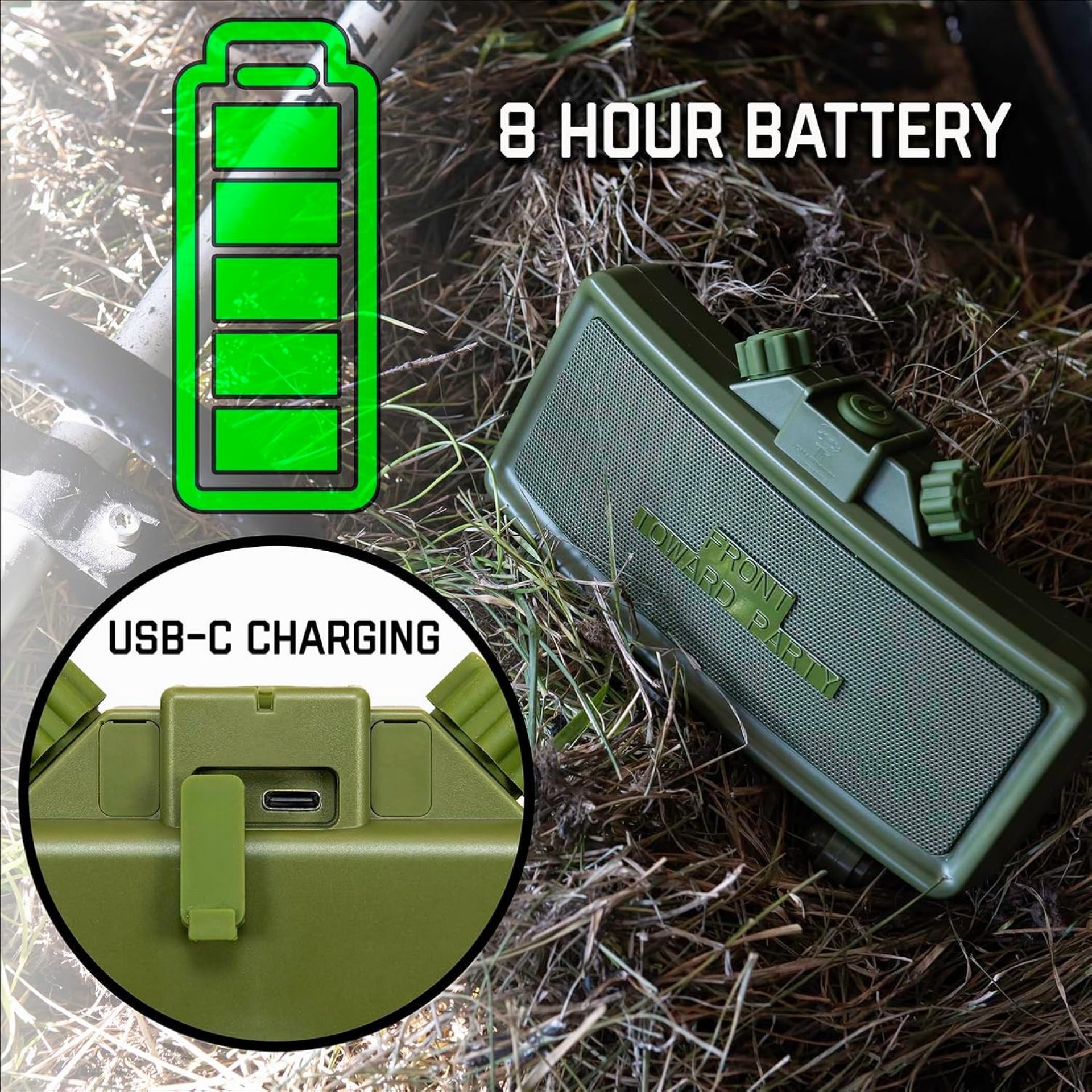 Claymore Portable Bluetooth Speakers | Stereo Sound, Loud Speakers, Hi-Fi Audio | Waterproof, Dustproof, Shockproof Indoor and Outdoor Speaker, Beach, Pool Parties, Camping Claymore Portable Bluetooth Speakers | Stereo Sound, Loud Speakers, Hi-Fi Audio | Waterproof, Dustproof, Shockproof Indoor and Outdoor Speaker, Beach, Pool Parties, Camping