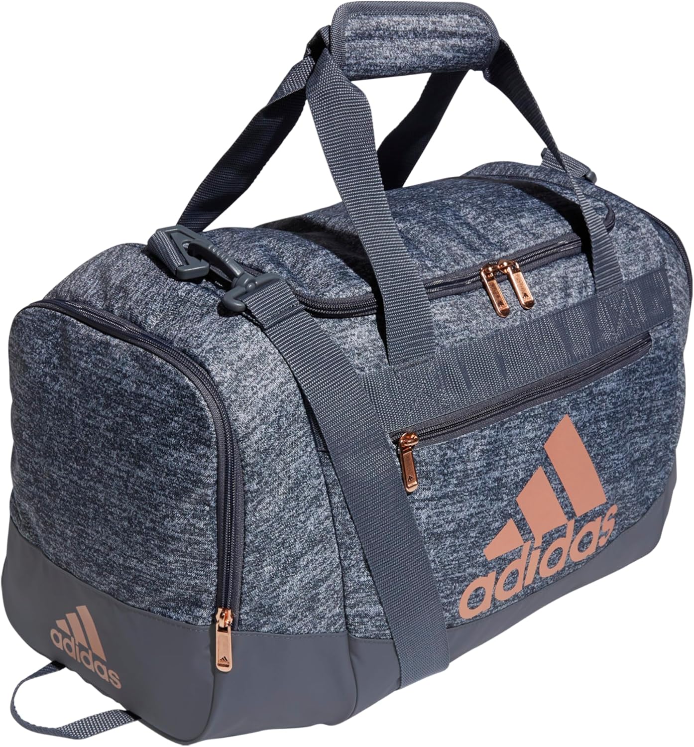 adidas Unisex Defender 4.0 Gym Duffel Bag for Men and Women, Jersey Onix Grey/Rose Gold/Onix Grey, Small (38L) adidas Unisex Defender 4.0 Gym Duffel Bag for Men and Women, Jersey Onix Grey/Rose Gold/Onix Grey, Small (38L)