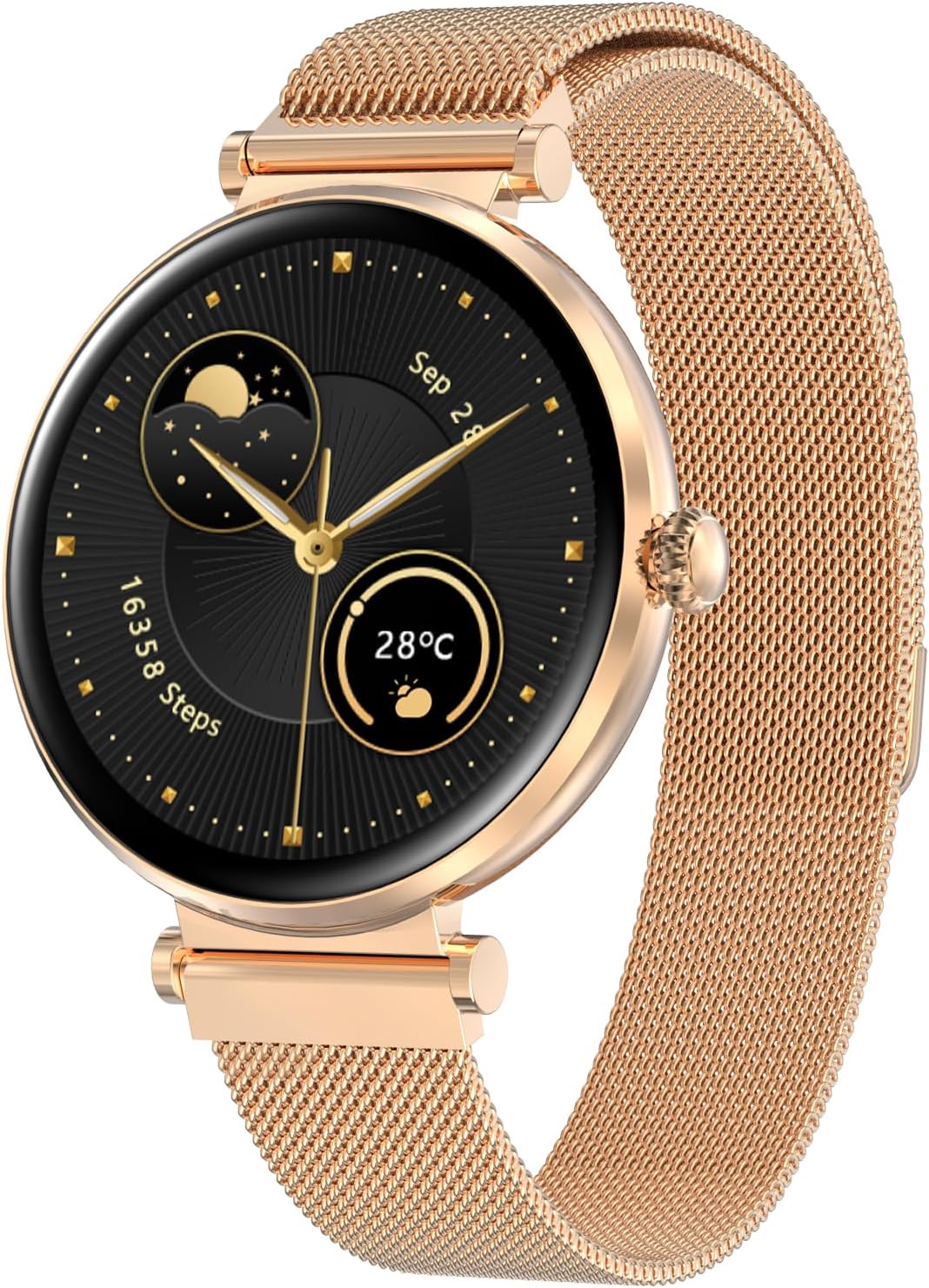 Bebinca Smart Watches for Women (Dial/Answer Calls) with Heart Rate/Sleep/Blood Oxygen Monitor, Voice Assistant Compatible with Samsung iPhone Android Phones, IP68 Waterproof(Rose Gold) Bebinca Smart Watches for Women (Dial/Answer Calls) with Heart Rate/Sleep/Blood Oxygen Monitor, Voice Assistant Compatible with Samsung iPhone Android Phones, IP68 Waterproof(Rose Gold)