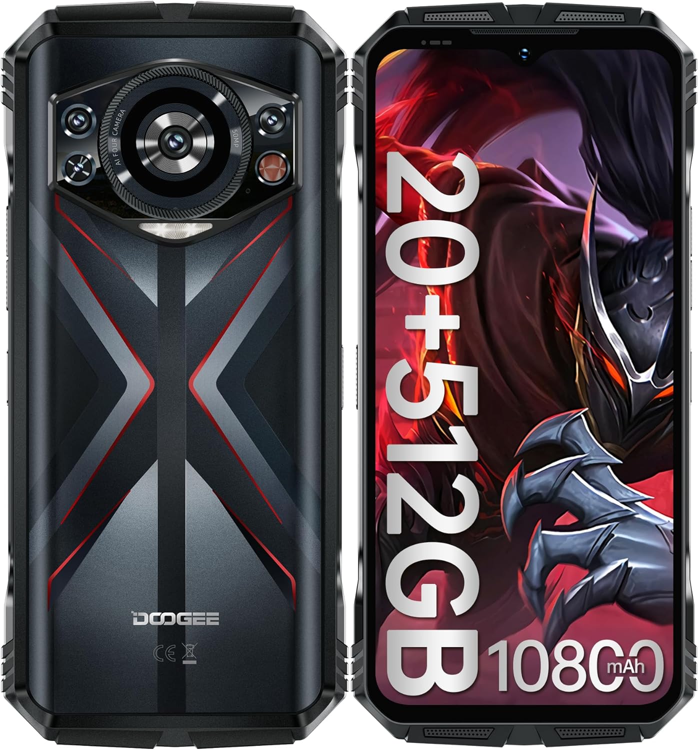 DOOGEE S118 Rugged Phone Unlocked 2024-Android 14 Rugged Smartphone, Helio G99 20GB RAM+512GB ROM, 6.58″ FHD+120HZ, 10800mAh Battery-33W Cell Phones, 50MP Camera Waterproof Phone/4G Dual SIM/NFC/OTG DOOGEE S118 Rugged Phone Unlocked 2024-Android 14 Rugged Smartphone, Helio G99 20GB RAM+512GB ROM, 6.58″ FHD+120HZ, 10800mAh Battery-33W Cell Phones, 50MP Camera Waterproof Phone/4G Dual SIM/NFC/OTG