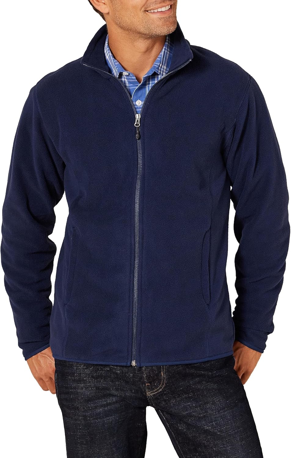 Amazon Essentials Men’s Full-Zip Fleece Jacket (Available in Big & Tall) Amazon Essentials Men’s Full-Zip Fleece Jacket (Available in Big & Tall)