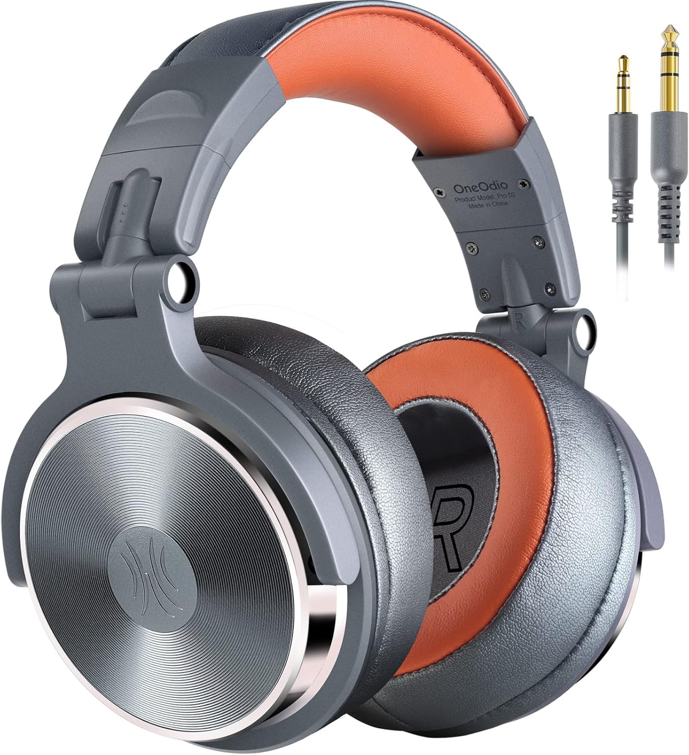 OneOdio Hi-Res Over Ear Headphones for Studio Monitoring and Mixing, Sound Isolation, Protein Leather Earcups, 50mm Driver Unit, Wired Headphones for AMP Guitar Keyboard (Pro-50 Metallic Blue) OneOdio Hi-Res Over Ear Headphones for Studio Monitoring and Mixing, Sound Isolation, Protein Leather Earcups, 50mm Driver Unit, Wired Headphones for AMP Guitar Keyboard (Pro-50 Metallic Blue)