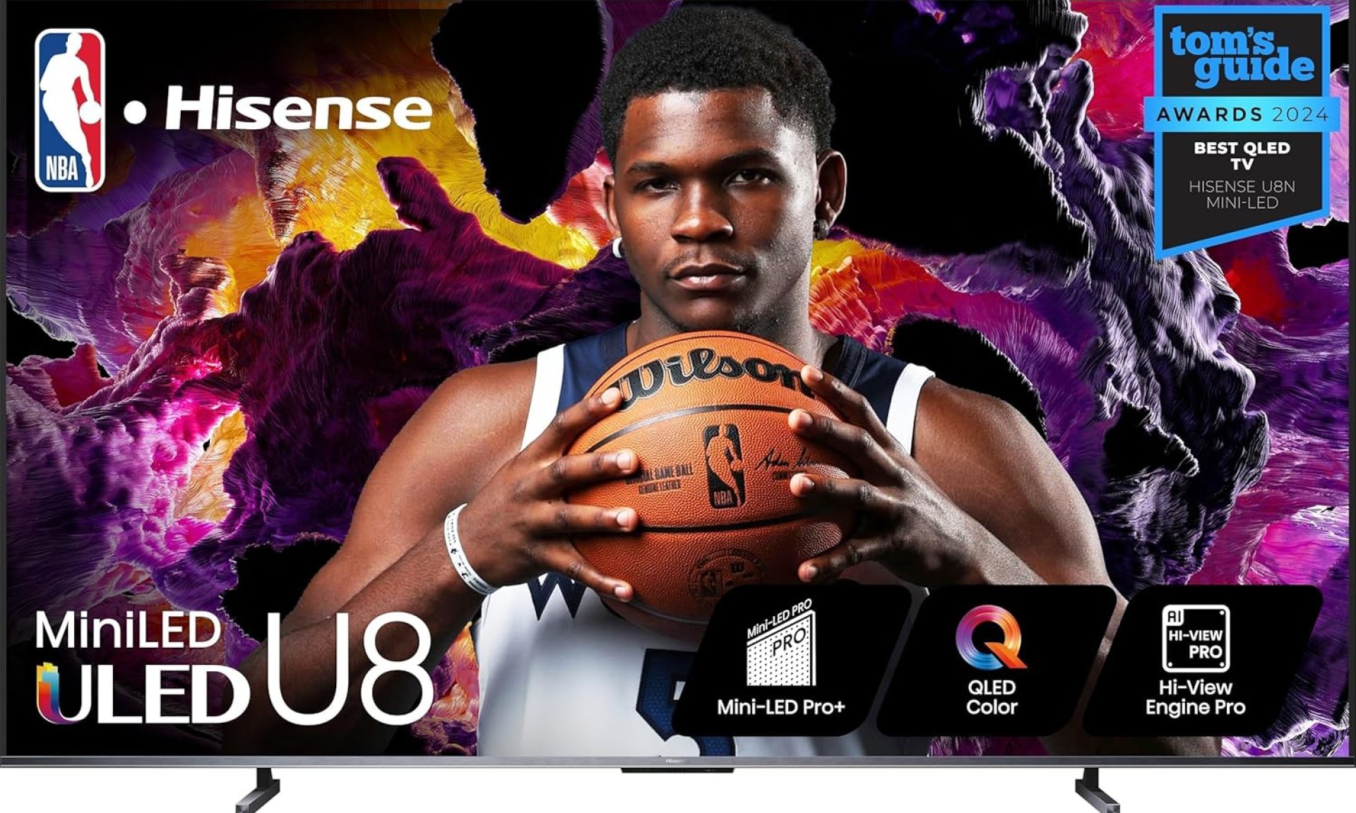 Hisense 100-Inch Class U8 Series Mini-LED ULED 4K UHD Google Smart TV (100U8K) – QLED, 480 Motion Rate, 144Hz Game Mode Pro, Dolby Vision IQ, HDMI 2.1, Alexa Compatibility, 2.1.2 Multi-Channel Audio Hisense 100-Inch Class U8 Series Mini-LED ULED 4K UHD Google Smart TV (100U8K) – QLED, 480 Motion Rate, 144Hz Game Mode Pro, Dolby Vision IQ, HDMI 2.1, Alexa Compatibility, 2.1.2 Multi-Channel Audio
