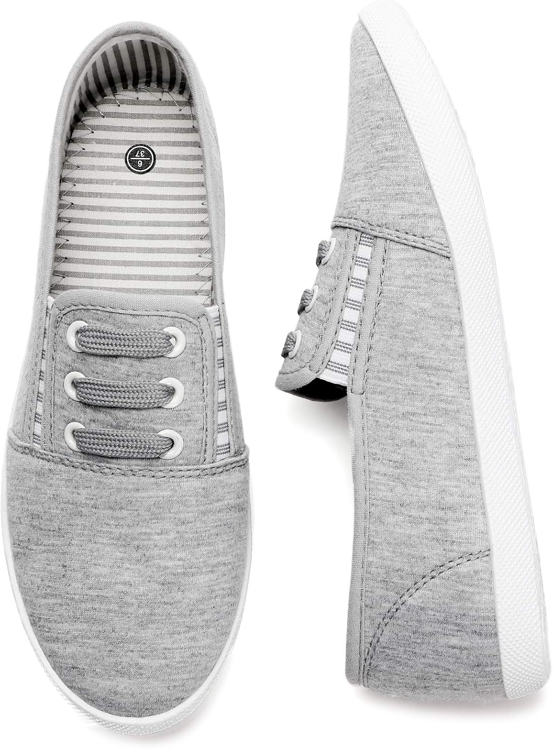 kufeiti Women’s Canvas Slip On Shoes Sneakers for Women Fashion Comfortable White Black Elastic Sneakers for Women kufeiti Women’s Canvas Slip On Shoes Sneakers for Women Fashion Comfortable White Black Elastic Sneakers for Women