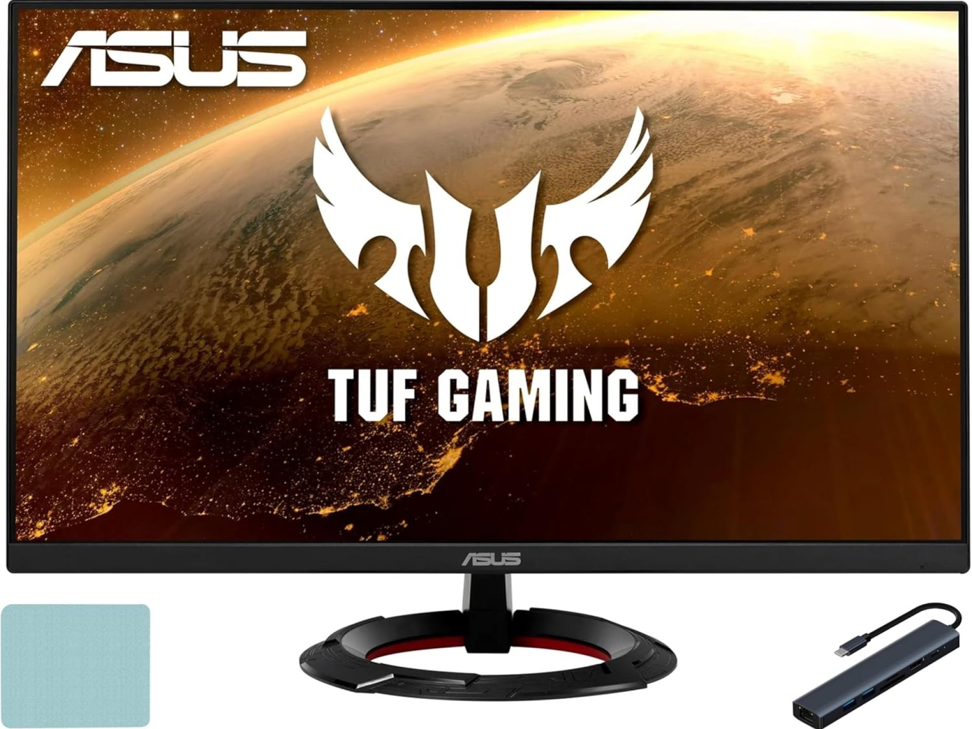 TUF Gaming 23.8 inch FHD (1920×1080) Gaming Monitor, IPS, 165Hz, 1ms, DisplayPort, HDMI, Black with Accessories TUF Gaming 23.8 inch FHD (1920×1080) Gaming Monitor, IPS, 165Hz, 1ms, DisplayPort, HDMI, Black with Accessories