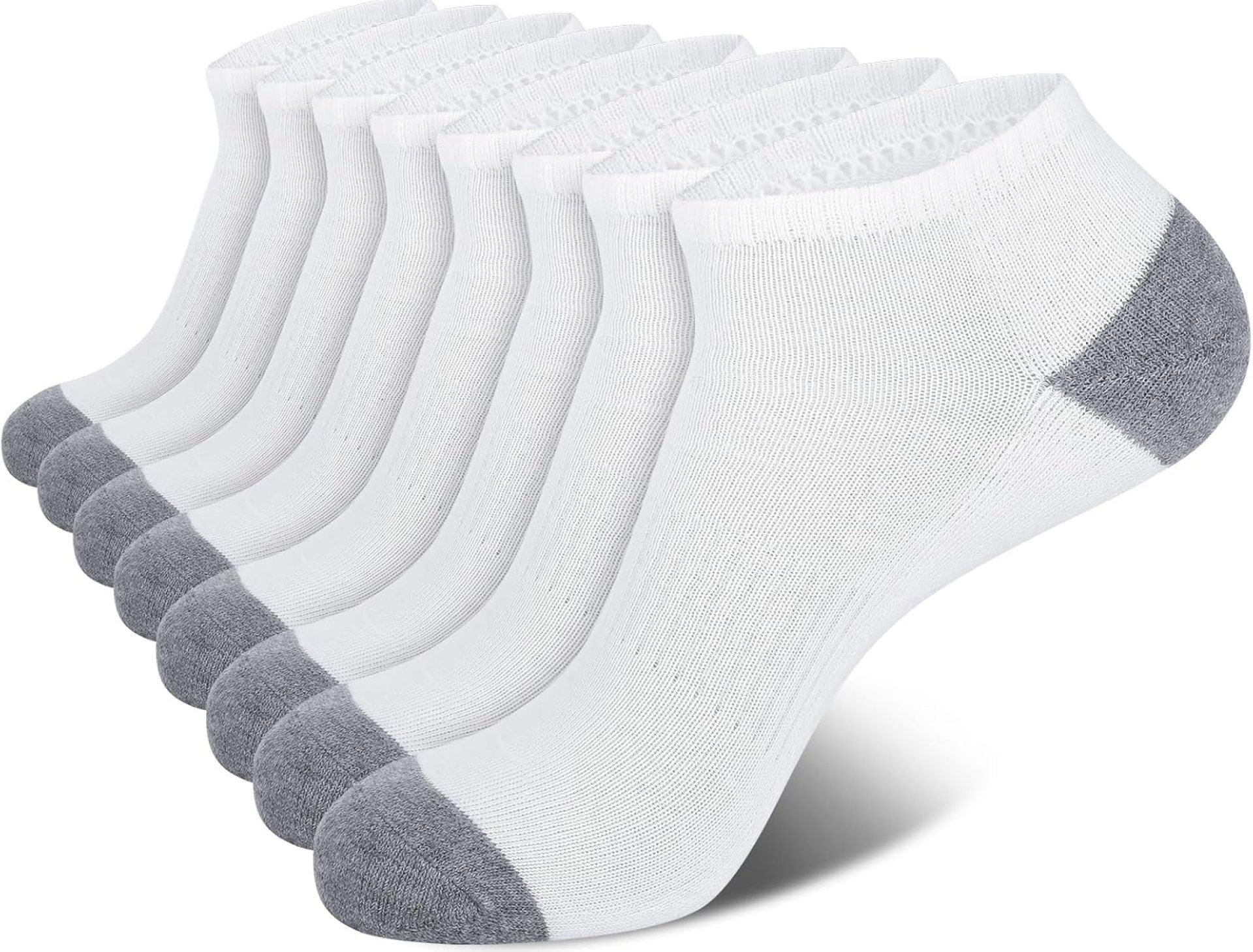Eallco 8 Pairs Mens Ankle Socks Low Cut Socks for Men Short Socks Size 10-13 Black Eallco 8 Pairs Mens Ankle Socks Low Cut Socks for Men Short Socks Size 10-13 Black