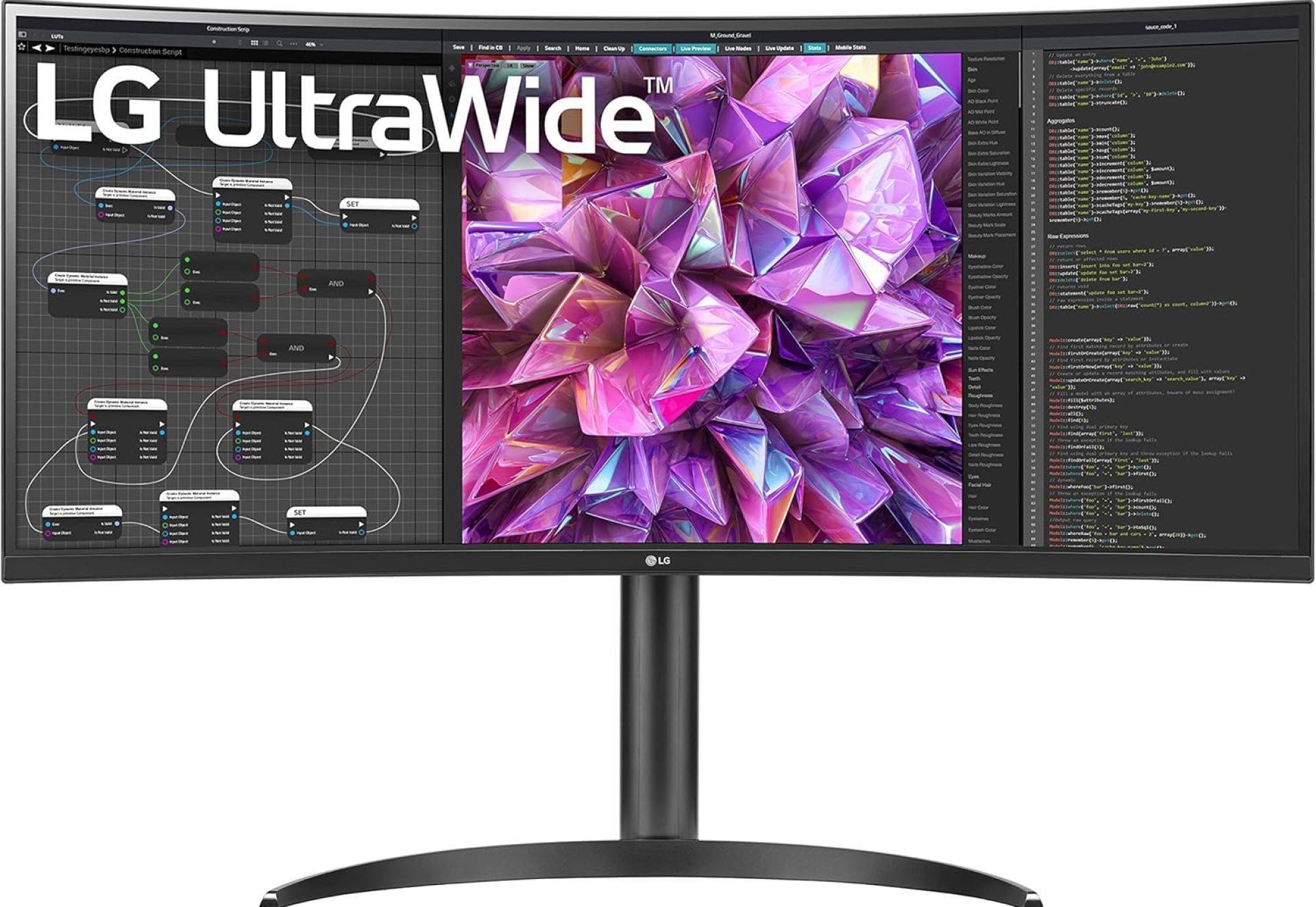 LG UltraWide QHD 34-Inch Curved Computer Monitor 34WQ73A-B, IPS with HDR 10 Compatibility, Built-In-KVM, and USB Type-C, Black LG UltraWide QHD 34-Inch Curved Computer Monitor 34WQ73A-B, IPS with HDR 10 Compatibility, Built-In-KVM, and USB Type-C, Black
