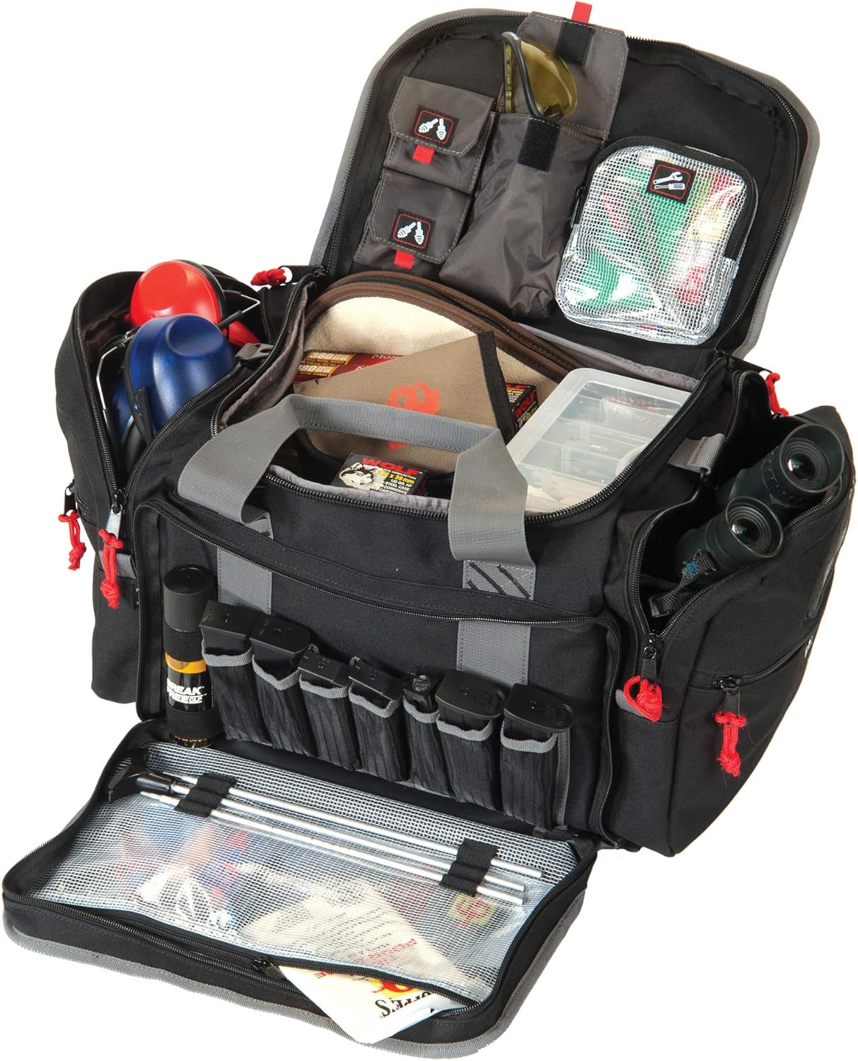 G.P.S. Large Range Bag with Lift Ports & 4 Ammo Dump Cups | Durable Secure Guns, Ammo & Shooting Accessories Storage G.P.S. Large Range Bag with Lift Ports & 4 Ammo Dump Cups | Durable Secure Guns, Ammo & Shooting Accessories Storage