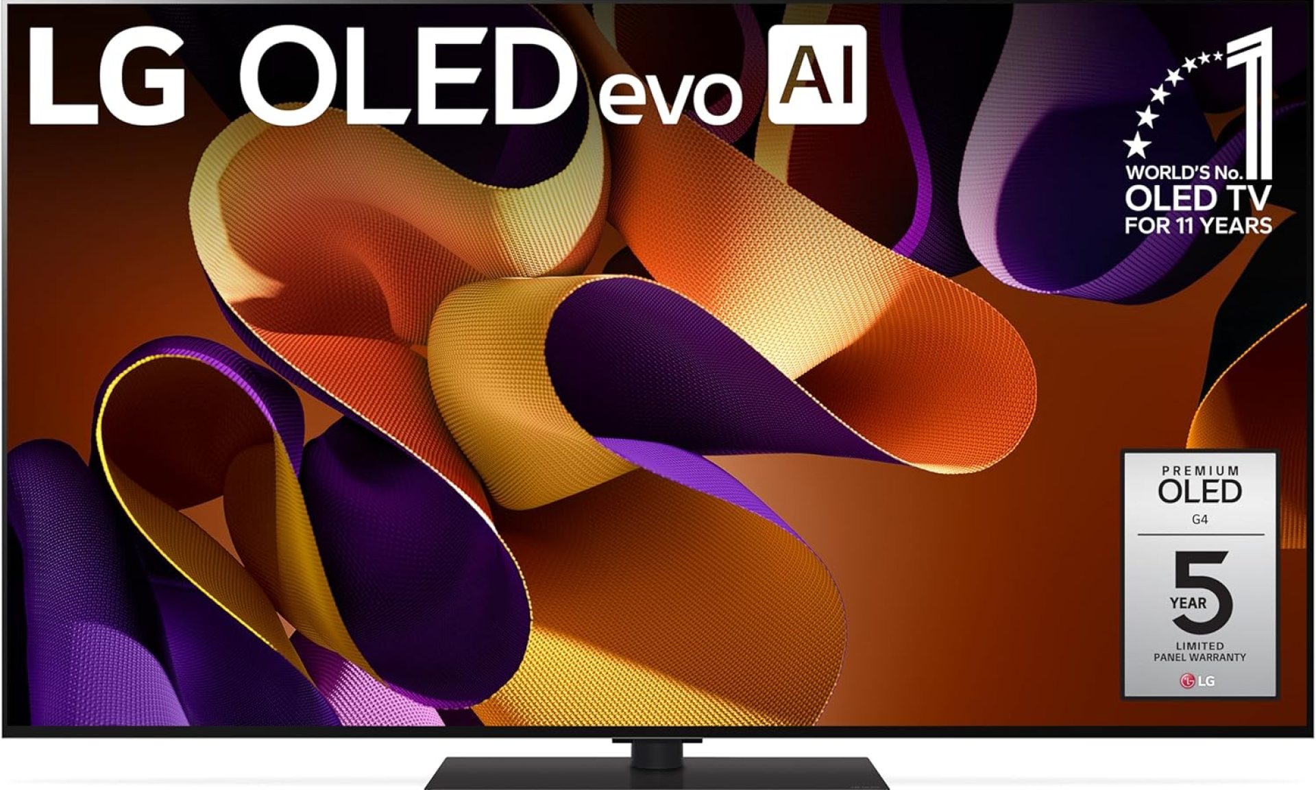 LG 65-Inch Class OLED evo G4 Series Smart TV 4K Processor Flat Screen with Magic Remote AI-Powered with Alexa Built-in (OLED65G4SUB, 2024) LG 65-Inch Class OLED evo G4 Series Smart TV 4K Processor Flat Screen with Magic Remote AI-Powered with Alexa Built-in (OLED65G4SUB, 2024)