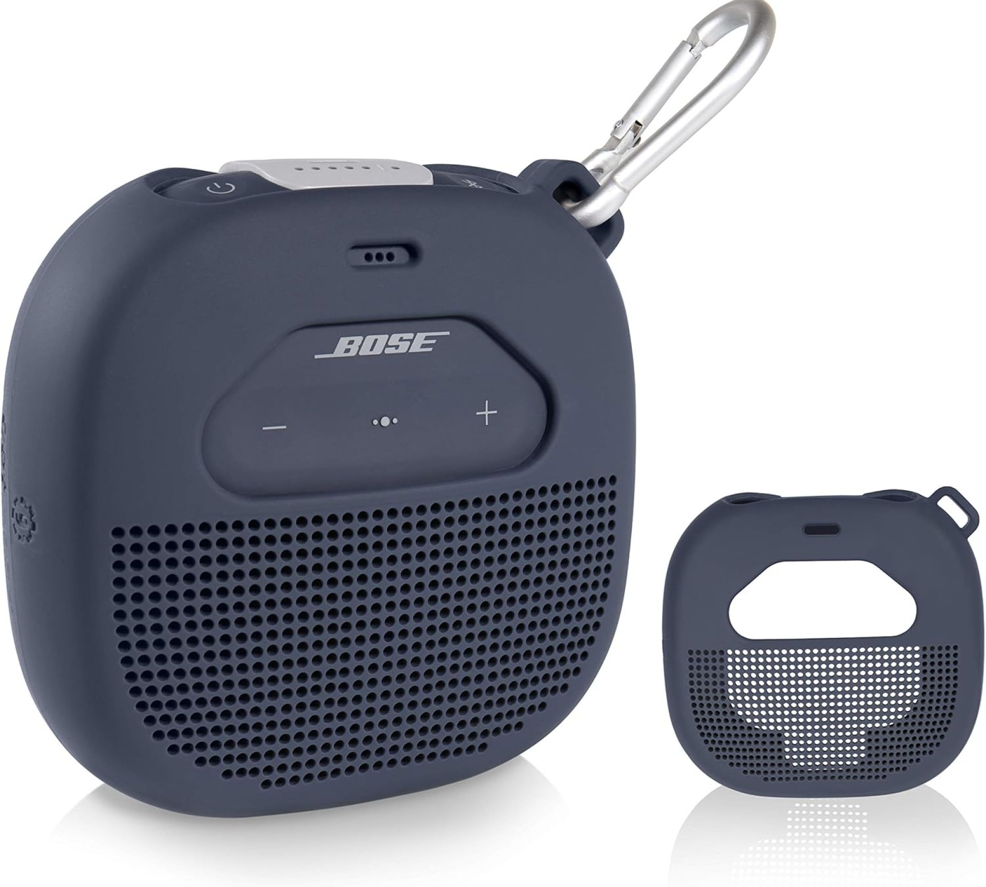 Silicone Cover Sleeve for Bose SoundLink Micro Portable Outdoor Speaker, Customized Design Skin Protecting in All 6 Directions, Best Matching in Shape and Color(Midnight Blue) Silicone Cover Sleeve for Bose SoundLink Micro Portable Outdoor Speaker, Customized Design Skin Protecting in All 6 Directions, Best Matching in Shape and Color(Midnight Blue)