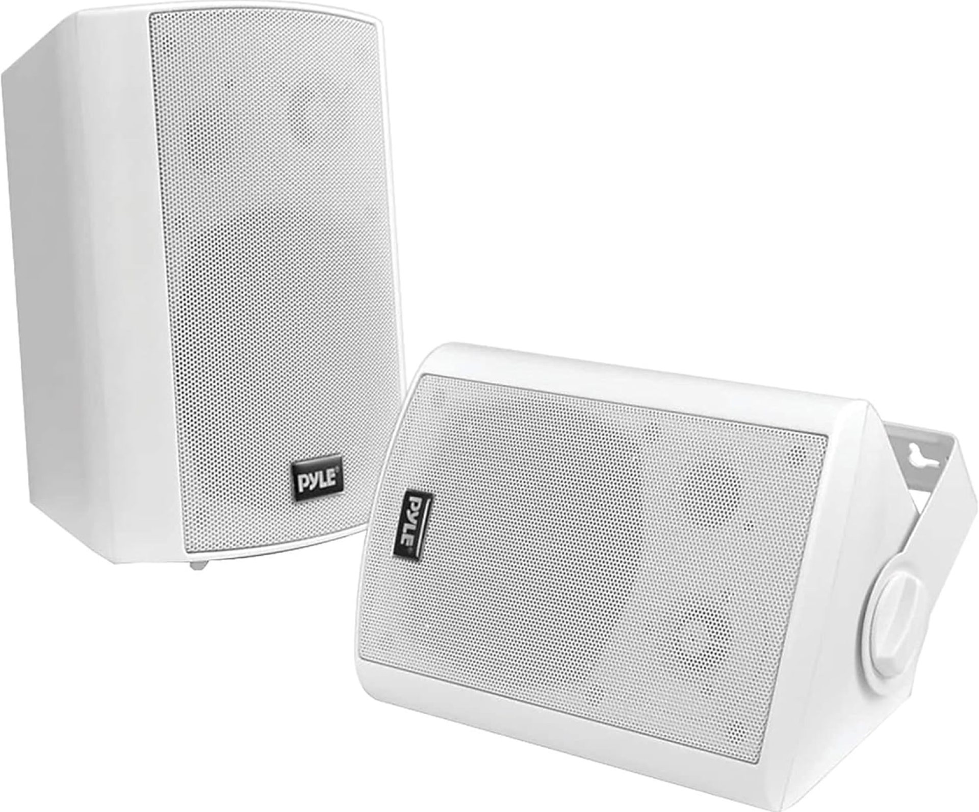 Pyle 6.5 Inch Wall Mount Waterproof Speaker System for Indoor or Outdoor Wireless Bluetooth Surround Sound System, White (2 Pack) Pyle 6.5 Inch Wall Mount Waterproof Speaker System for Indoor or Outdoor Wireless Bluetooth Surround Sound System, White (2 Pack)
