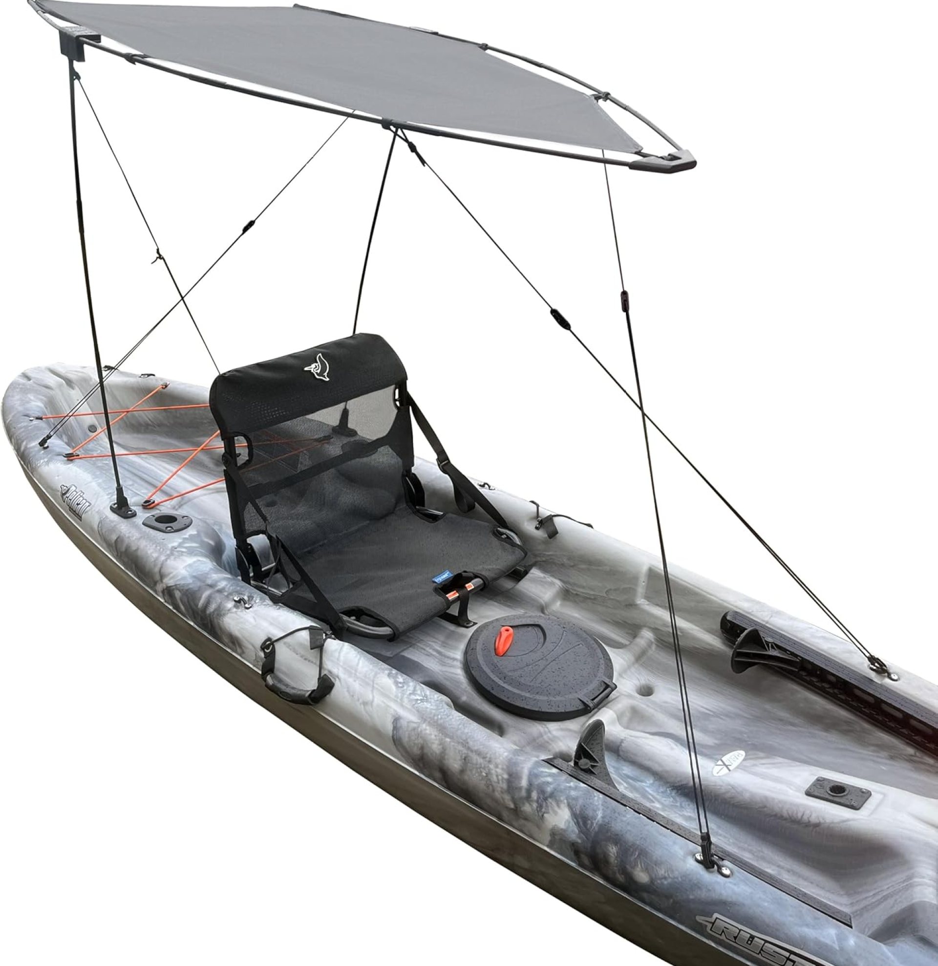 Pelican Kayak Canopy – Water Resistant – UPF 20 Sun Protection – Fits on Most Kayaks – Grey Pelican Kayak Canopy – Water Resistant – UPF 20 Sun Protection – Fits on Most Kayaks – Grey