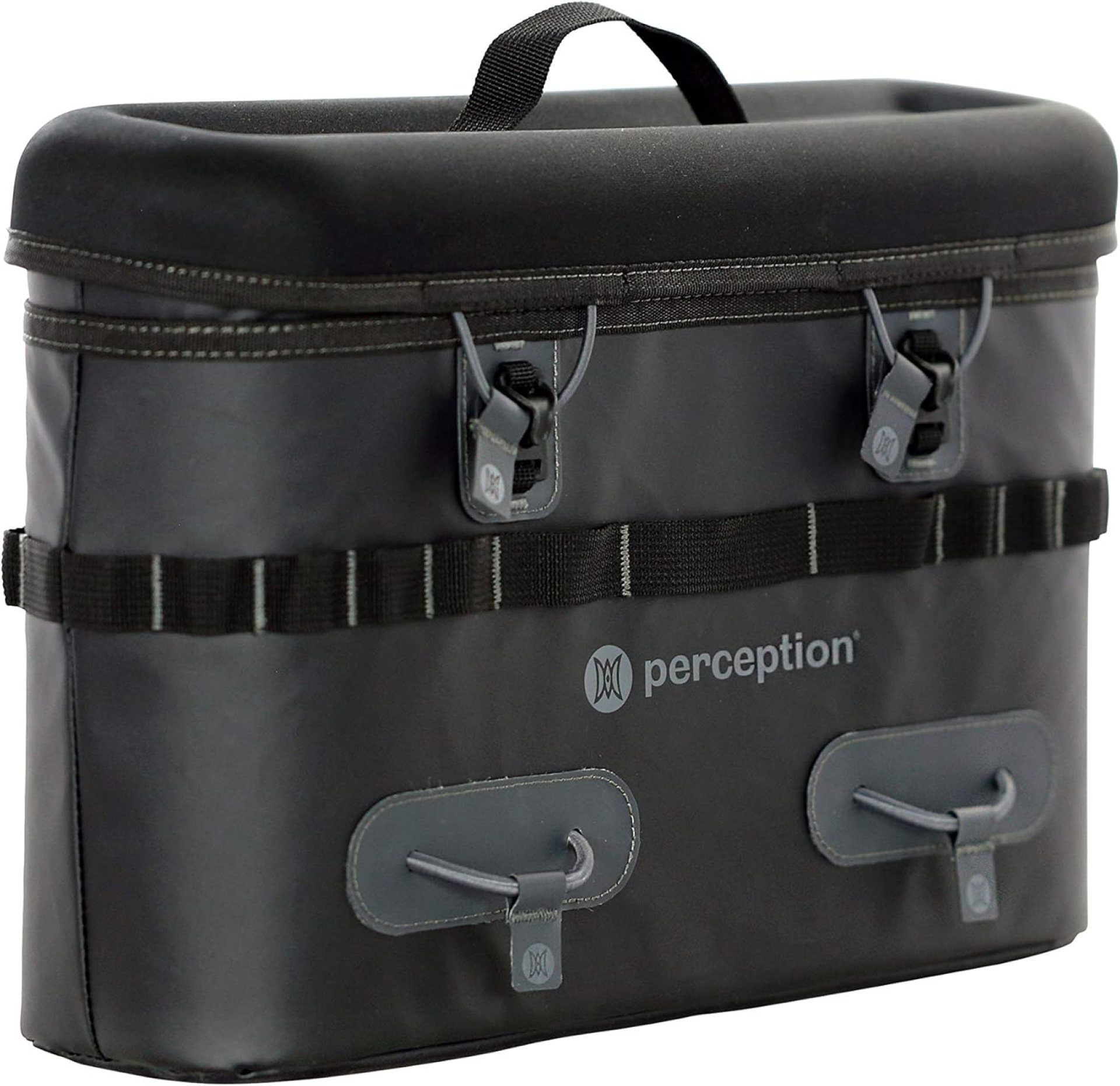 Perception Kayaks Saddle Bag | Tackle Storage System for Outlaw Kayak | Holds Two 3600 Plano Boxes | Splash Resistant | Zipper Top |, Black Perception Kayaks Saddle Bag | Tackle Storage System for Outlaw Kayak | Holds Two 3600 Plano Boxes | Splash Resistant | Zipper Top |, Black