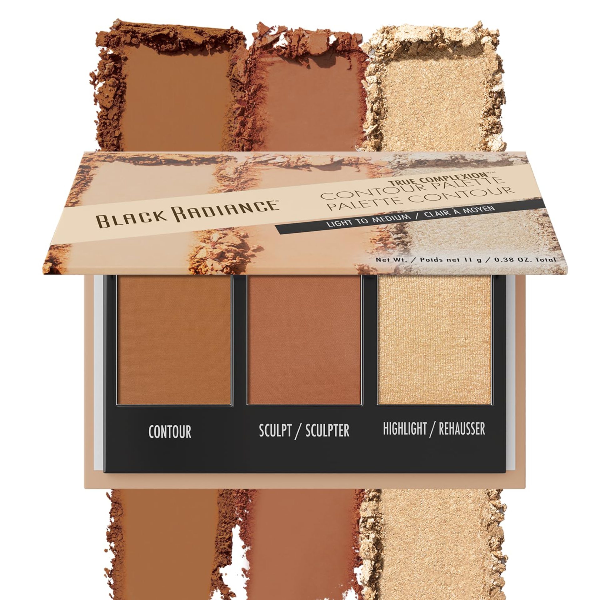 Black Radiance True Complexion Contour Palette, Light to Medium, 0.38 Ounce Black Radiance True Complexion Contour Palette, Light to Medium, 0.38 Ounce