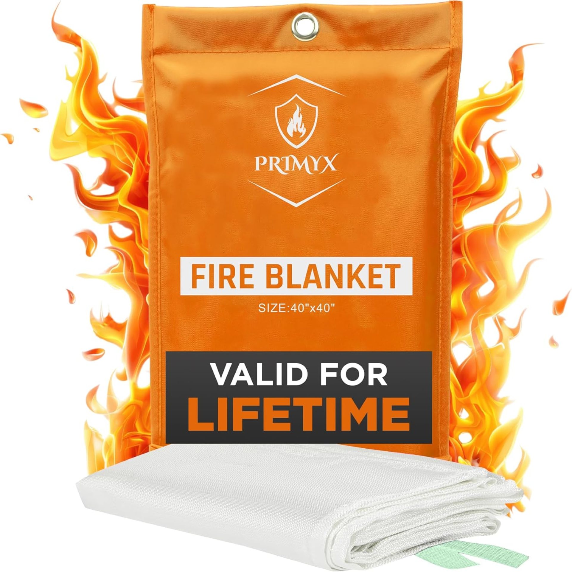 Fire Blanket – Emergency Fire Blanket for Home – Enhanced Hand Safety with Advanced Woven Technology – Fiberglass Fire Suppression Blanket for Kitchen – Reflective Straps – 40″x40″ Fire Blanket – Emergency Fire Blanket for Home – Enhanced Hand Safety with Advanced Woven Technology – Fiberglass Fire Suppression Blanket for Kitchen – Reflective Straps – 40″x40″