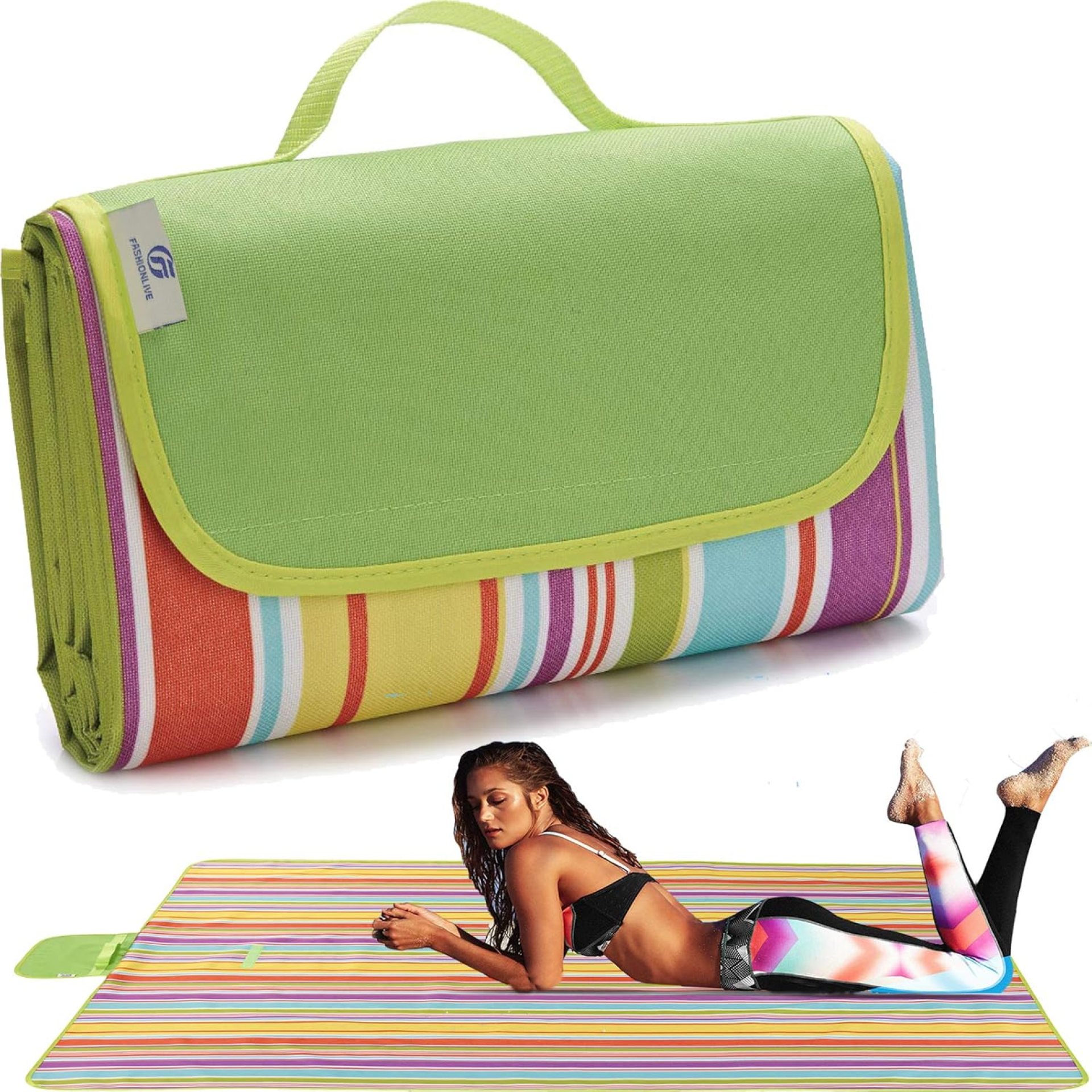 Beach Blanket Extra Large Picnic Blanket Outdoor Blanket Waterproof Sand Free Oversized Camping Mat Foldable Portable Handy Tote for Travel Sports Home Yoga Park Grass Lawn, 79″x57″ Beach Blanket Extra Large Picnic Blanket Outdoor Blanket Waterproof Sand Free Oversized Camping Mat Foldable Portable Handy Tote for Travel Sports Home Yoga Park Grass Lawn, 79″x57″