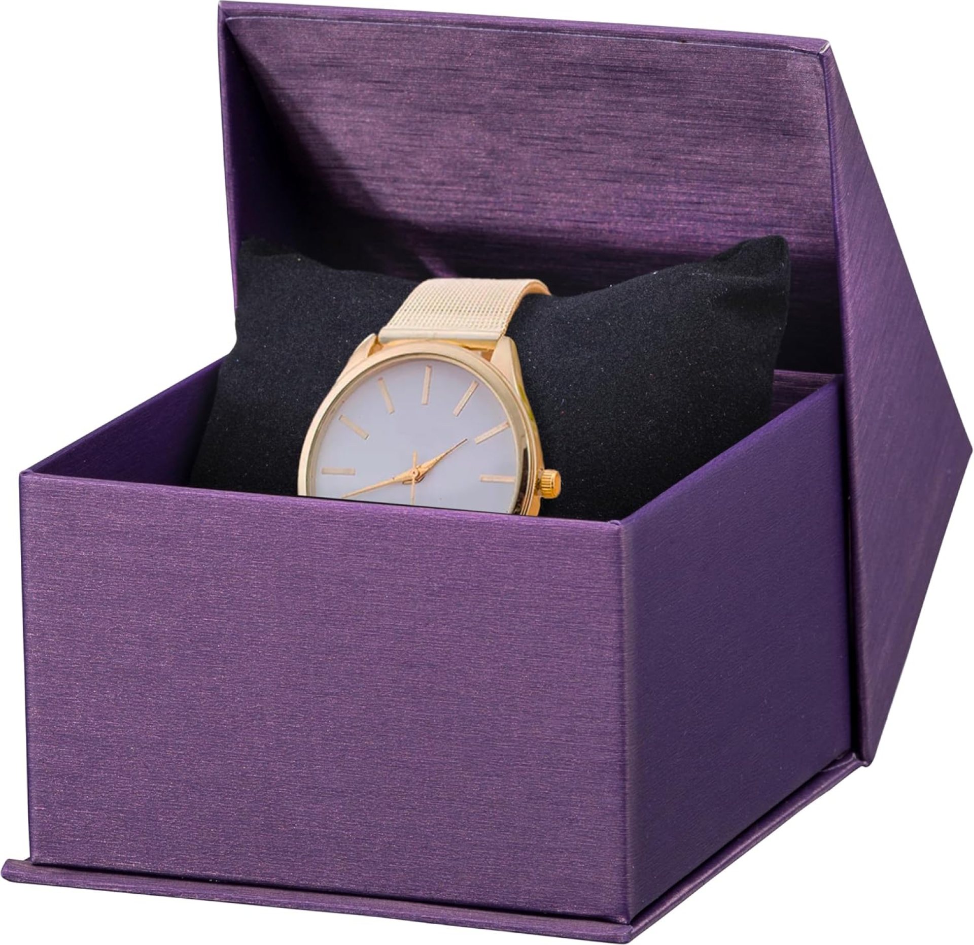 Box – Silk Brushed Cardboard Paper Jewelry Gift Box With Elite Modern Angled Closure, Velvet Topped Foam Interior, For Unique Proposal, Engagement or Wedding.… Box – Silk Brushed Cardboard Paper Jewelry Gift Box With Elite Modern Angled Closure, Velvet Topped Foam Interior, For Unique Proposal, Engagement or Wedding.…