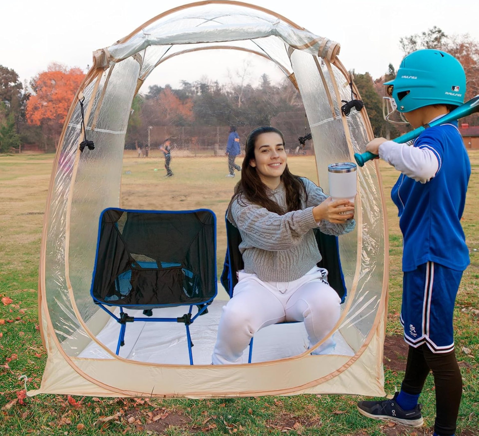 All Weather Proof Pod Sports Tent,Outdoor Weather Tent Sports Pod Pop Up Shelter with Sealed Floor,Pop Up Screen Tent with Carry Bag,Winter Bubble Tent for Sport Event,Camping,Fishing All Weather Proof Pod Sports Tent,Outdoor Weather Tent Sports Pod Pop Up Shelter with Sealed Floor,Pop Up Screen Tent with Carry Bag,Winter Bubble Tent for Sport Event,Camping,Fishing
