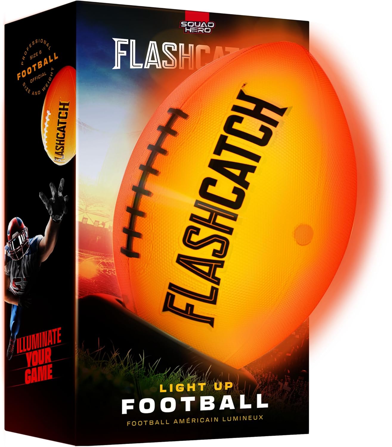 Light Up Football – Glow in the Dark Ball – NO 6 – Outdoor Sports Birthday Gifts for Boys 8-15+ Year Old – Kids Teenage Youth Easter Gift Ideas Activity – Boy Toys Stuff Ages 8 9 10 11 12 13 14 15 Light Up Football – Glow in the Dark Ball – NO 6 – Outdoor Sports Birthday Gifts for Boys 8-15+ Year Old – Kids Teenage Youth Easter Gift Ideas Activity – Boy Toys Stuff Ages 8 9 10 11 12 13 14 15