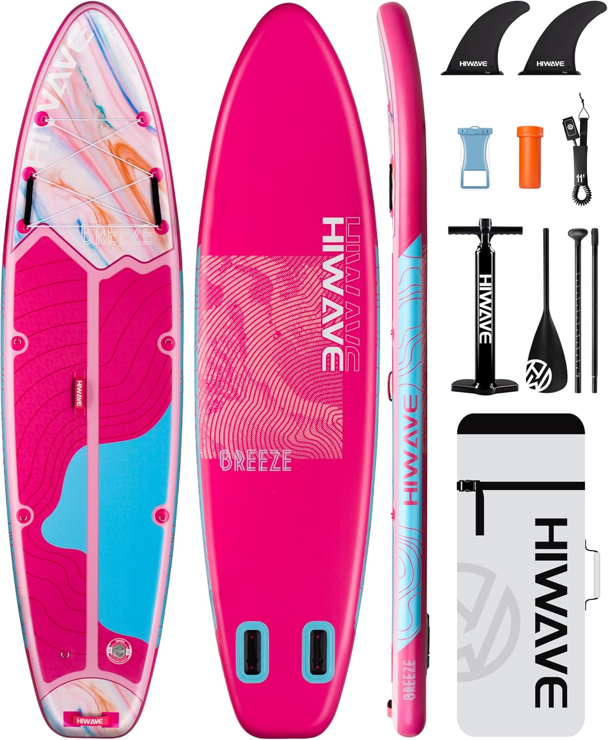 Inflatable Stand Up Paddle Board 11’*34”*6” Sup Board, 350lbs Capicity Adult&Youth Paddle Board, Pet Friendly for Ocean&Lake, w/Double Action Hand Pump Inflatable Stand Up Paddle Board 11’*34”*6” Sup Board, 350lbs Capicity Adult&Youth Paddle Board, Pet Friendly for Ocean&Lake, w/Double Action Hand Pump