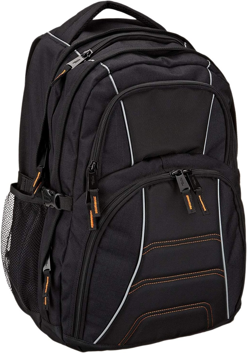 Amazon Basics Laptop Backpack for School, Work, Travel, Fits Up to 17-inch Laptops, Binders, Black Amazon Basics Laptop Backpack for School, Work, Travel, Fits Up to 17-inch Laptops, Binders, Black