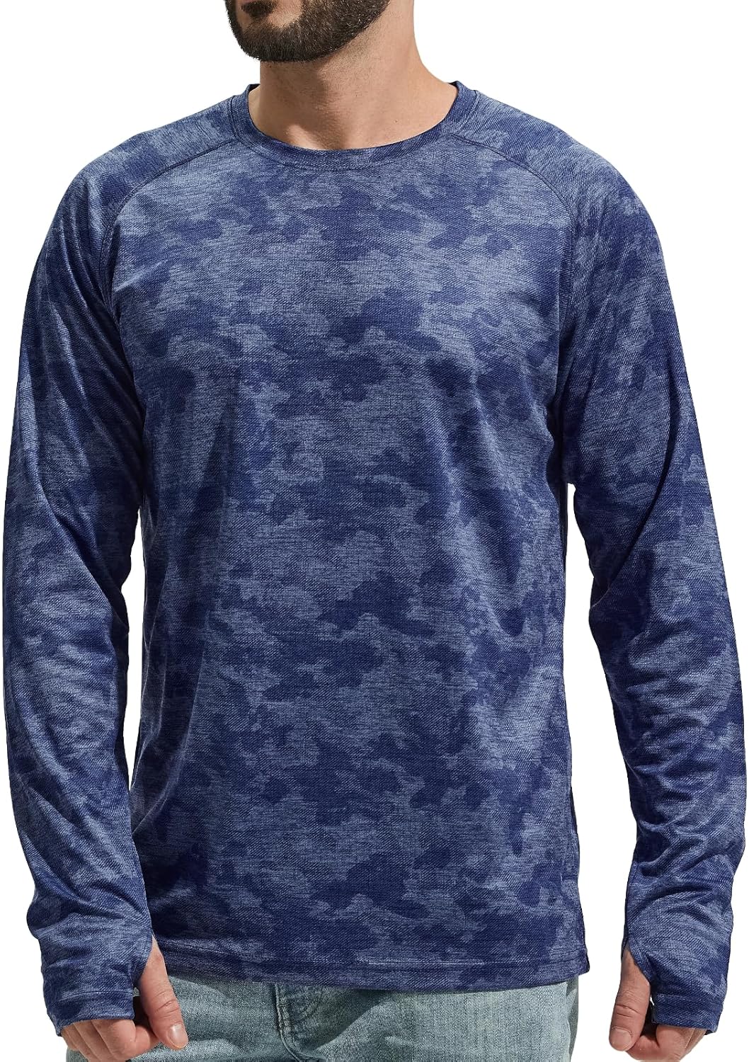 MIER Men’s UPF 50+ Sun Shirts Quick Dry Long Sleeve UV Shirts Lightweight Rash Guard Swim T-Shirts Hiking Running MIER Men’s UPF 50+ Sun Shirts Quick Dry Long Sleeve UV Shirts Lightweight Rash Guard Swim T-Shirts Hiking Running