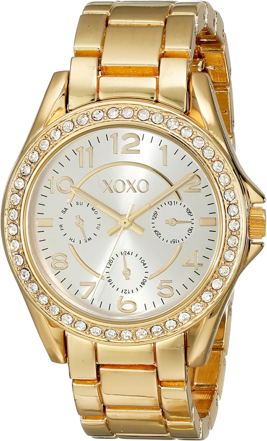 XOXO Women’s XO178 Rhinestone-Accented Gold-Tone Watch XOXO Women’s XO178 Rhinestone-Accented Gold-Tone Watch