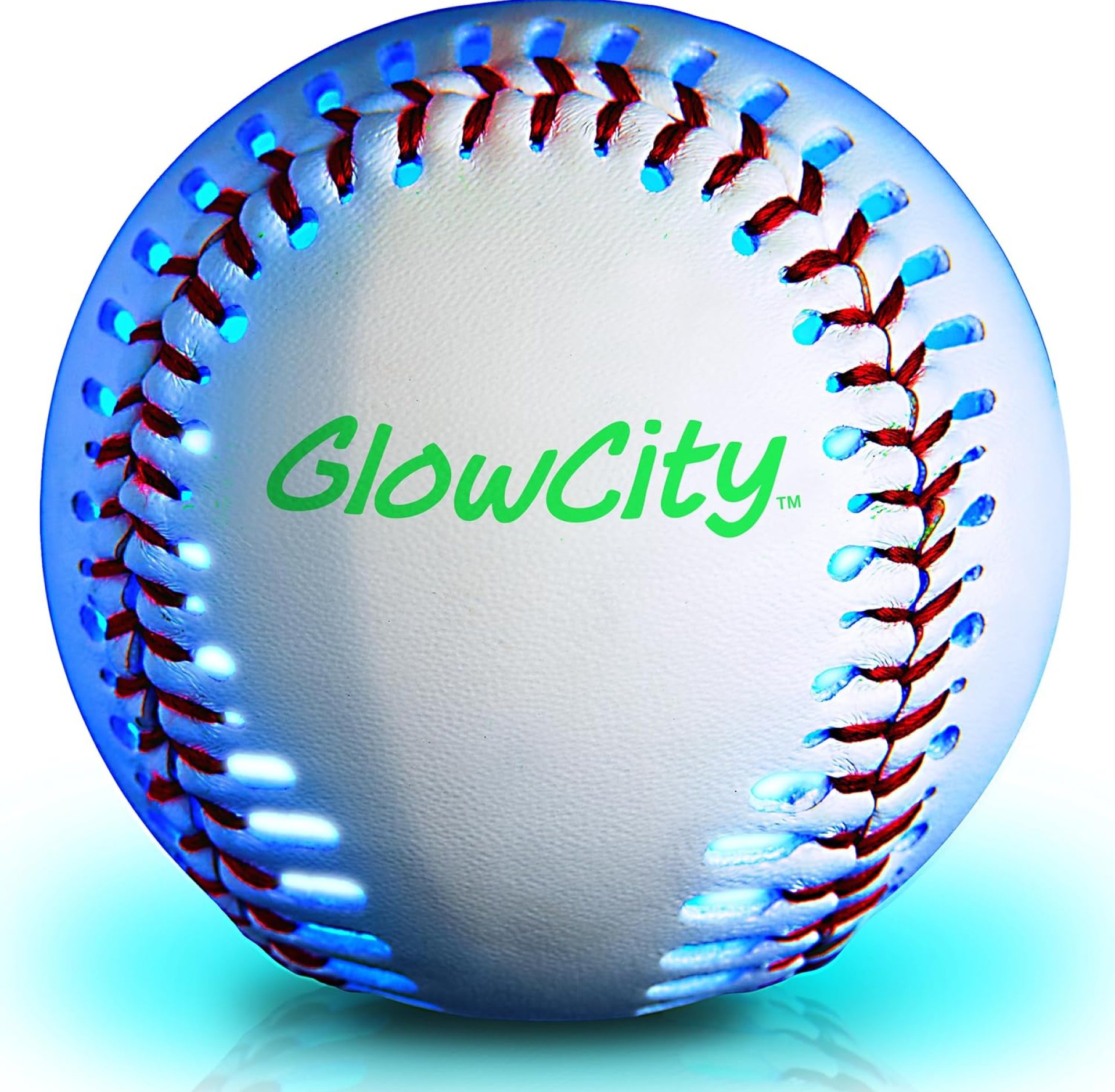 GlowCity Premium Leather LED Rechargeable Light-Up Baseball – Illuminate The Game – Nighttime Fun and Play – Sports Stuff & Gadgets for Kids Age 8 Years Old and Up – Catch Only GlowCity Premium Leather LED Rechargeable Light-Up Baseball – Illuminate The Game – Nighttime Fun and Play – Sports Stuff & Gadgets for Kids Age 8 Years Old and Up – Catch Only