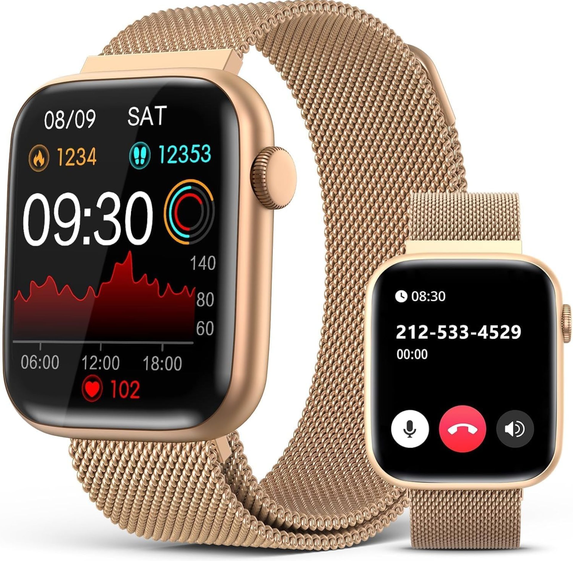EarlySincere Smart Watches for Women (Answer/Make Calls), 1.9″ HD Full Touch Screen, Fitness Tracker with Heart Rate Blood Oxygen Sleep Monitor, IP67 Waterproof Smartwatch for Android iOS EarlySincere Smart Watches for Women (Answer/Make Calls), 1.9″ HD Full Touch Screen, Fitness Tracker with Heart Rate Blood Oxygen Sleep Monitor, IP67 Waterproof Smartwatch for Android iOS