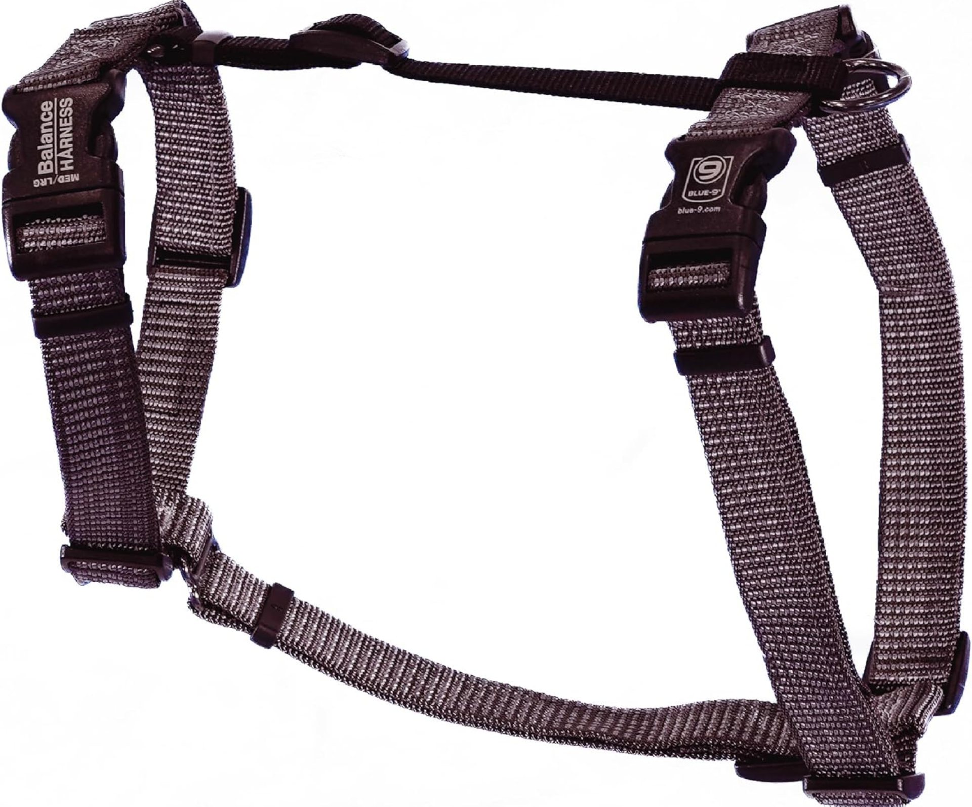 Blue-9 Reflective Buckle-Neck Balance Harness, Fully Customizable Fit No-Pull Harness with 3M Reflective Stitching, Ideal for Dog Training and Obedience, Made in The USA, Grey, XS Blue-9 Reflective Buckle-Neck Balance Harness, Fully Customizable Fit No-Pull Harness with 3M Reflective Stitching, Ideal for Dog Training and Obedience, Made in The USA, Grey, XS