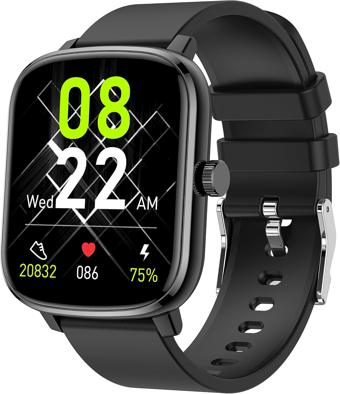 Popglory Smart Watch, 1.69” Fitness Watch Women Men with Heart Rate, Blood Pressure, Blood Oxygen & Sleep Monitor, 110 Sports Modes Fitness Tracker, Waterproof Pedometer Compatible Android iPhone Popglory Smart Watch, 1.69” Fitness Watch Women Men with Heart Rate, Blood Pressure, Blood Oxygen & Sleep Monitor, 110 Sports Modes Fitness Tracker, Waterproof Pedometer Compatible Android iPhone