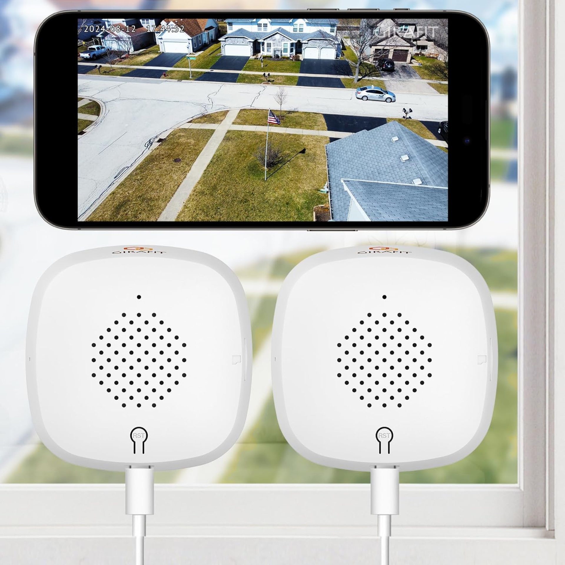 3MP 2K Window Camera,2.4GHz&5GHz WiFi Indoor Cameras for Home Security 2 Pack with ChroMax Al Color Night Vision,Person & Motion Detection,24/7 Recording,Easy&Quick Install 3MP 2K Window Camera,2.4GHz&5GHz WiFi Indoor Cameras for Home Security 2 Pack with ChroMax Al Color Night Vision,Person & Motion Detection,24/7 Recording,Easy&Quick Install