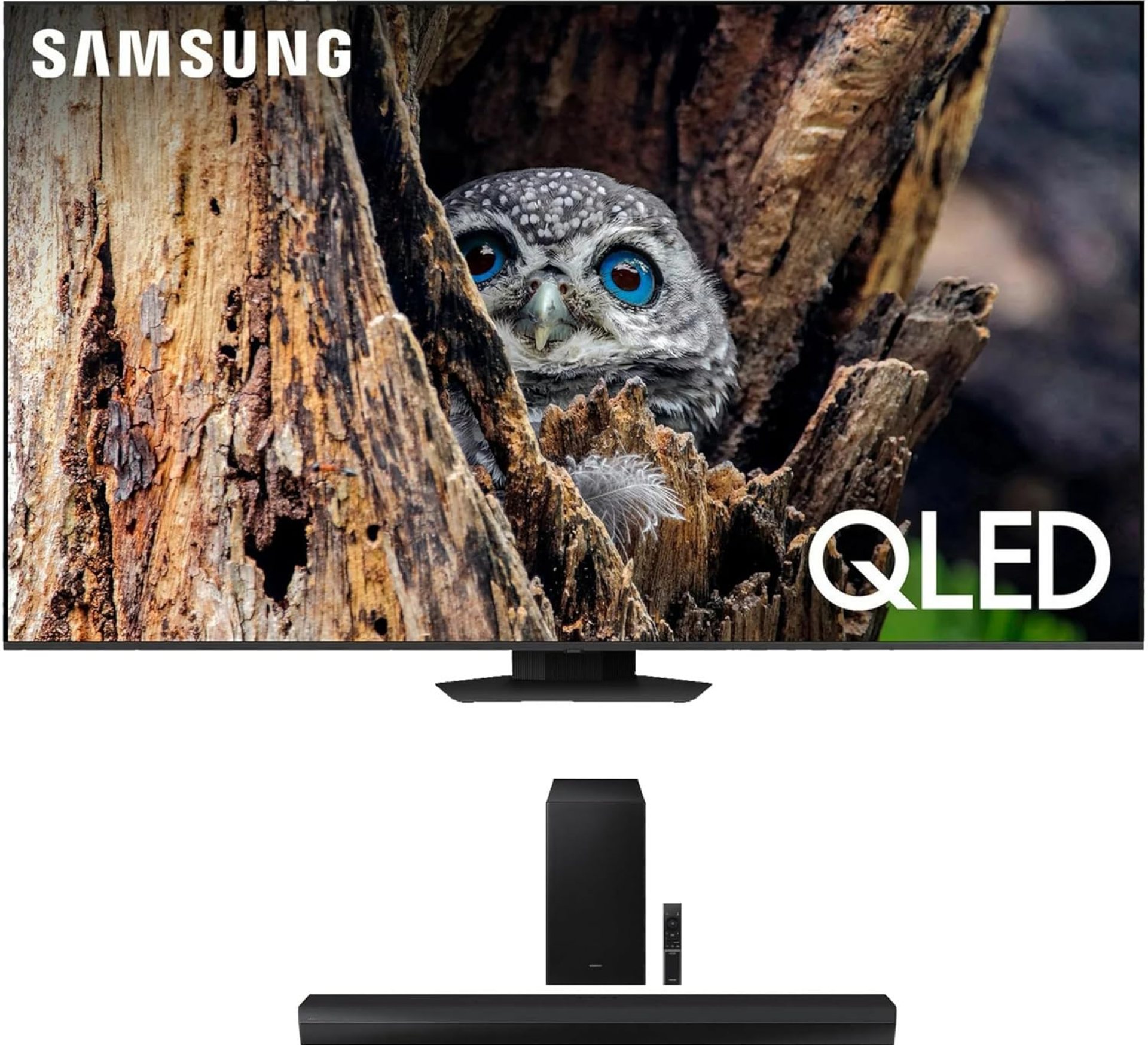 Samsung QN50Q80DAFXZA 50 Inch QLED 4K Quantum HDR Plus Smart TV with a Samsung HW-B750D 5.1Ch Soundbar and Subwoofer with Dolby Digital (2024) Samsung QN50Q80DAFXZA 50 Inch QLED 4K Quantum HDR Plus Smart TV with a Samsung HW-B750D 5.1Ch Soundbar and Subwoofer with Dolby Digital (2024)