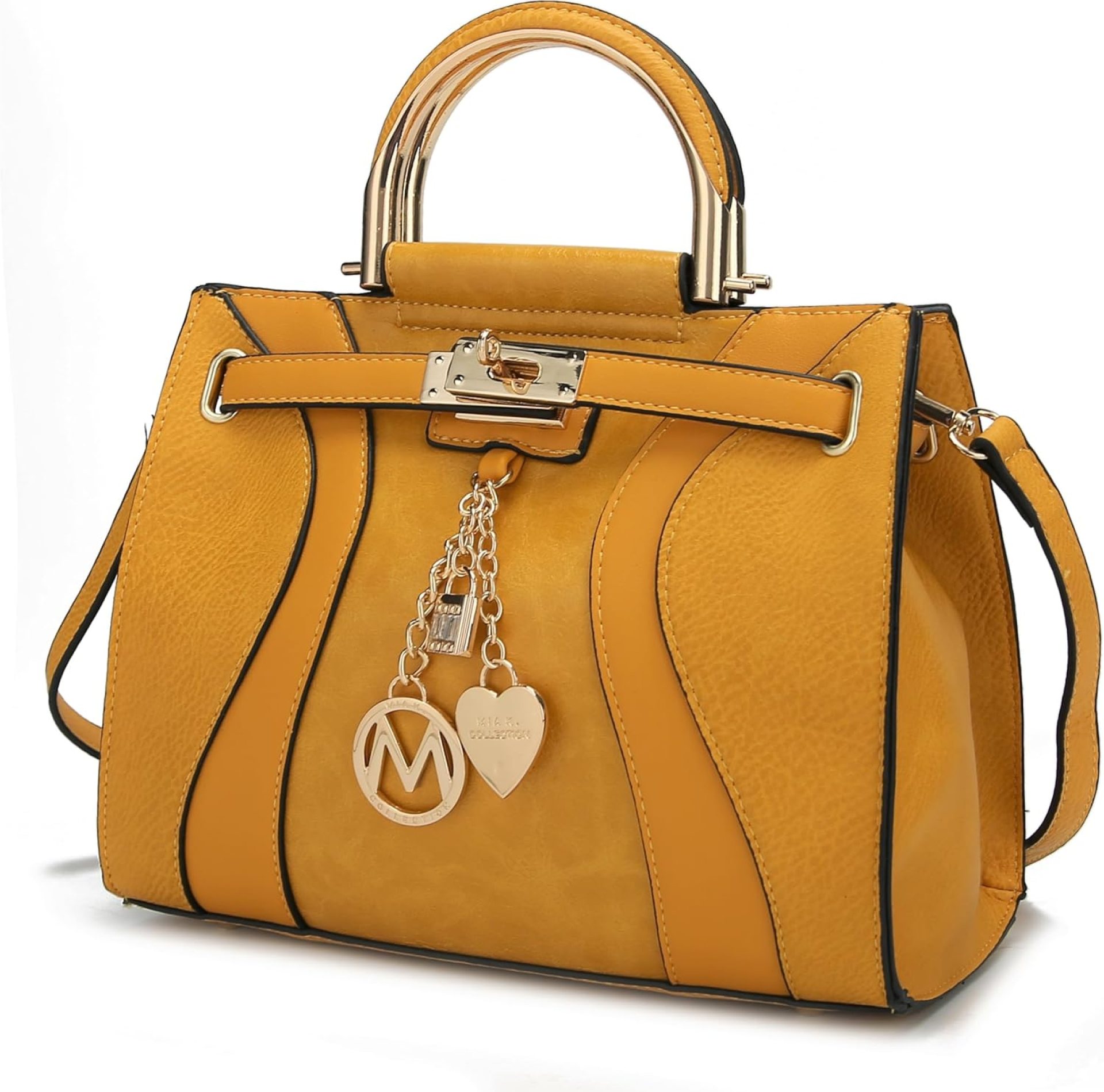 MKF Collection Women’s Satchel Bag,Vegan Leather Top Handle Shoulder Bag Handbag Purse by Mia K MKF Collection Women’s Satchel Bag,Vegan Leather Top Handle Shoulder Bag Handbag Purse by Mia K