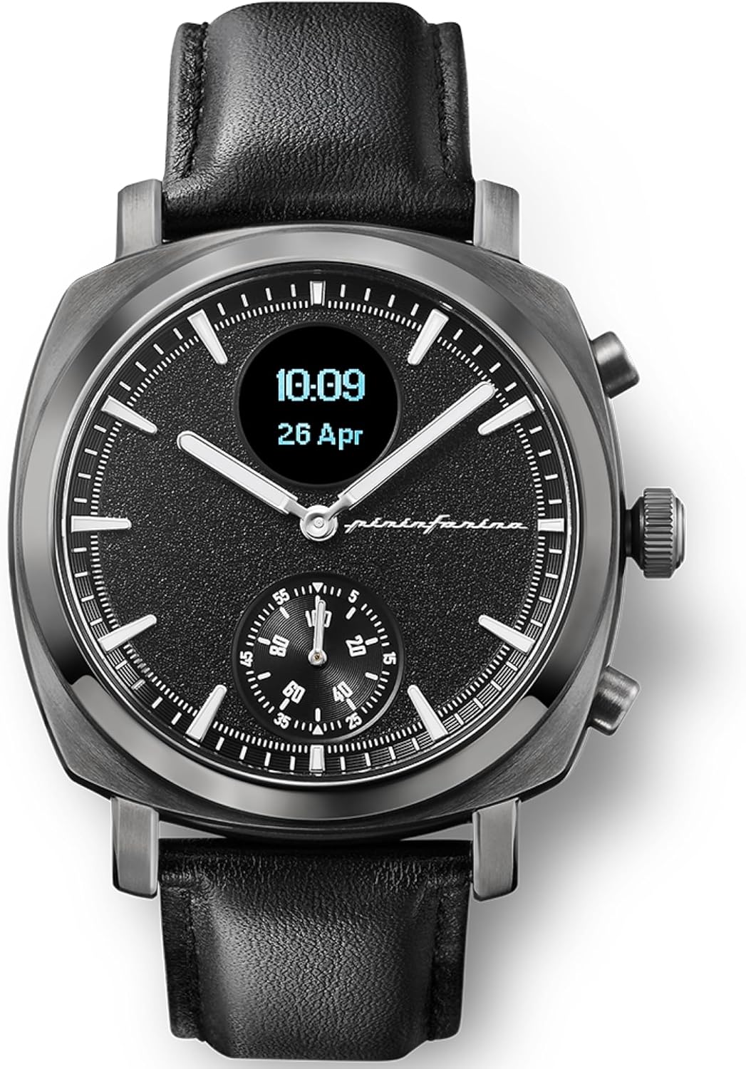 pininfarina Senso Hybrid Smartwatch – an Analogue Watch with Digital Display, Tracks Heart Rate, Steps, Calories, Sleep, Fitness – Compass & Connected GPS Tracking pininfarina Senso Hybrid Smartwatch – an Analogue Watch with Digital Display, Tracks Heart Rate, Steps, Calories, Sleep, Fitness – Compass & Connected GPS Tracking
