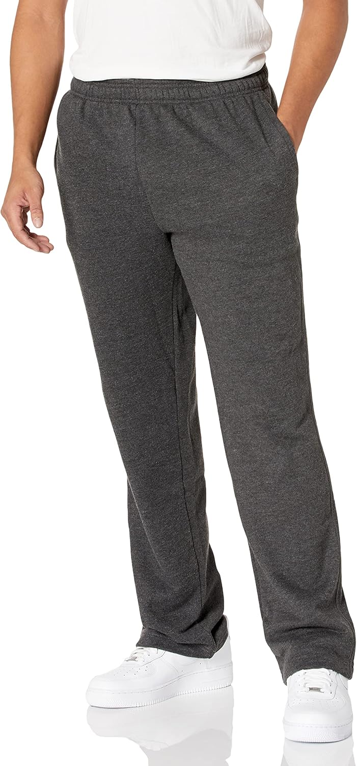 Amazon Essentials Men’s Fleece Open Bottom Sweatpant (Available in Big & Tall) Amazon Essentials Men’s Fleece Open Bottom Sweatpant (Available in Big & Tall)