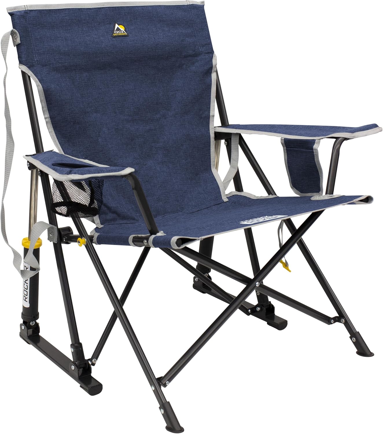 GCI Outdoor Kickback Rocker Outdoor Rocking Chair with Beverage Holder GCI Outdoor Kickback Rocker Outdoor Rocking Chair with Beverage Holder