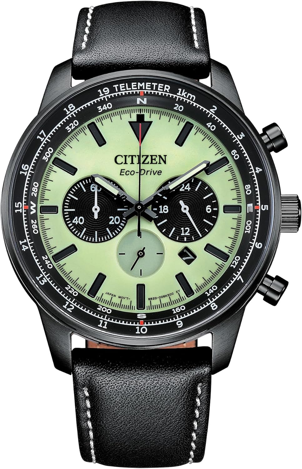 Citzen Men’s Eco-Drive Weekender Sport Casual, Black Stainless Steel Watch, Black Leather Strap, Chronograph (Model: CA4505-21X) Citzen Men’s Eco-Drive Weekender Sport Casual, Black Stainless Steel Watch, Black Leather Strap, Chronograph (Model: CA4505-21X)