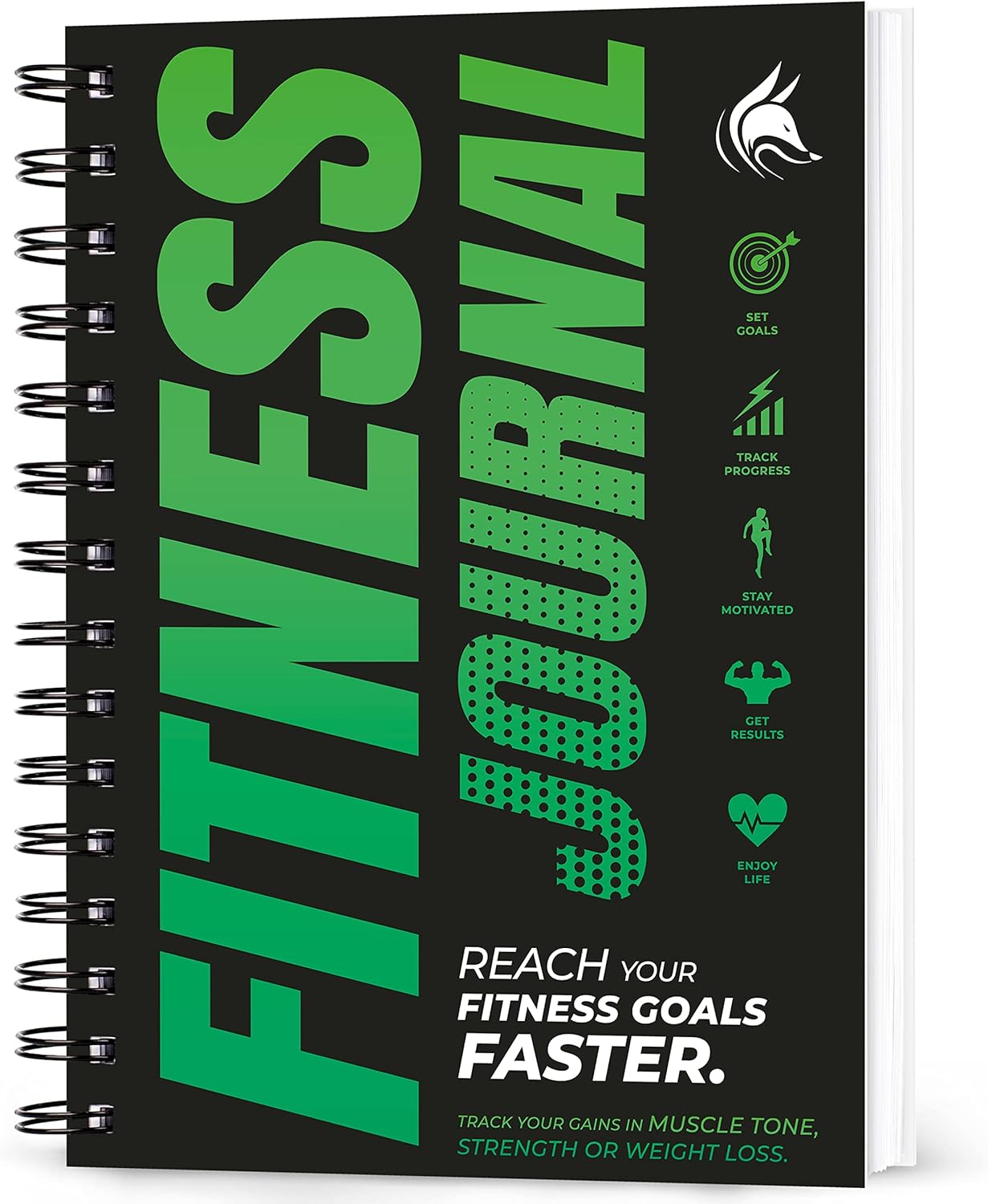 Clever Fox Fitness Journal Workout Log Book – Daily Fitness Planner Workout Journal for Women and Men. Spiral-Bound, Laminated Cover, Thick Pages, A5 (Neon Green) Clever Fox Fitness Journal Workout Log Book – Daily Fitness Planner Workout Journal for Women and Men. Spiral-Bound, Laminated Cover, Thick Pages, A5 (Neon Green)