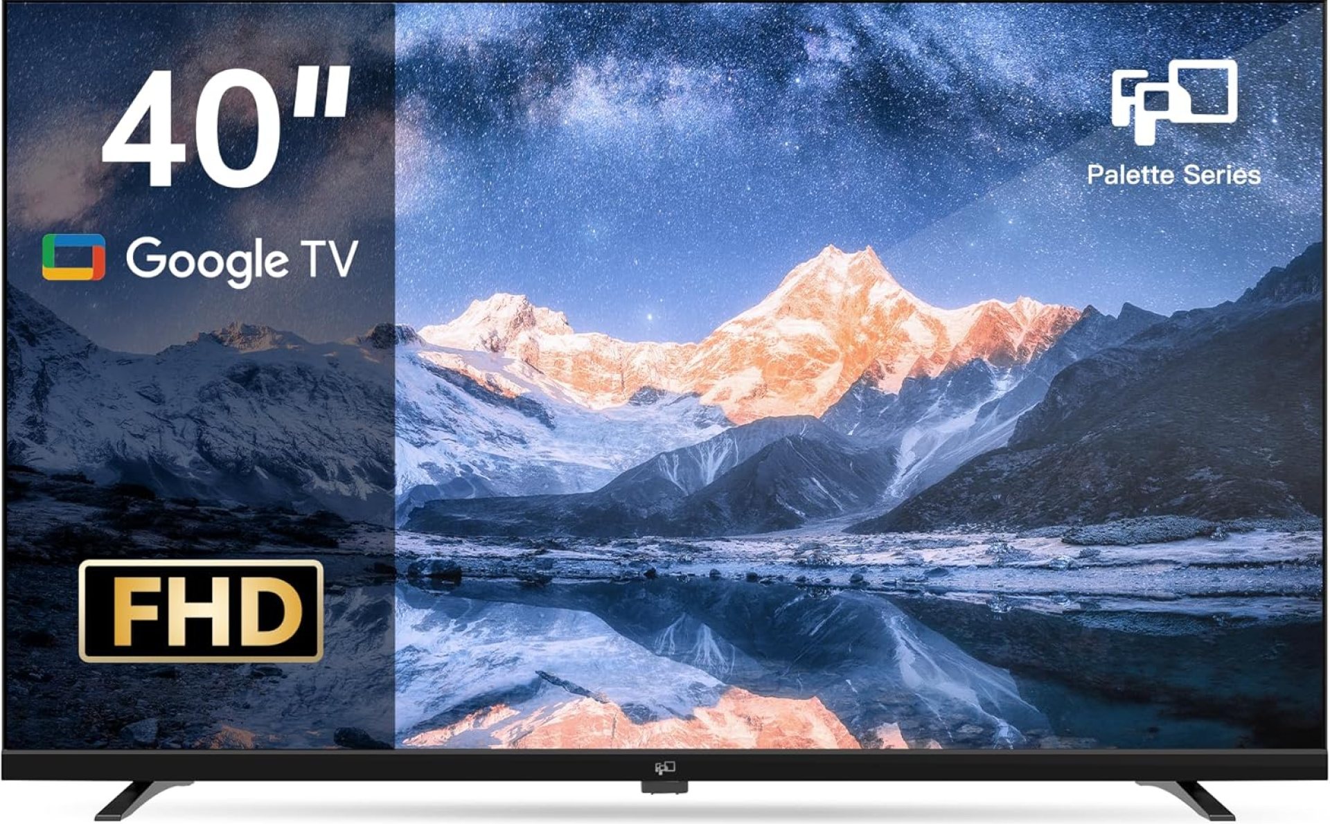 FPD 40-inch Smart TV, 1080p Google TV with Google Play Built-in Google Cast, HDR 10, Dolby Audio, Voice Remote, Full HD Flat Screen Television (Palette-Series, CG40-P3, 2024) FPD 40-inch Smart TV, 1080p Google TV with Google Play Built-in Google Cast, HDR 10, Dolby Audio, Voice Remote, Full HD Flat Screen Television (Palette-Series, CG40-P3, 2024)