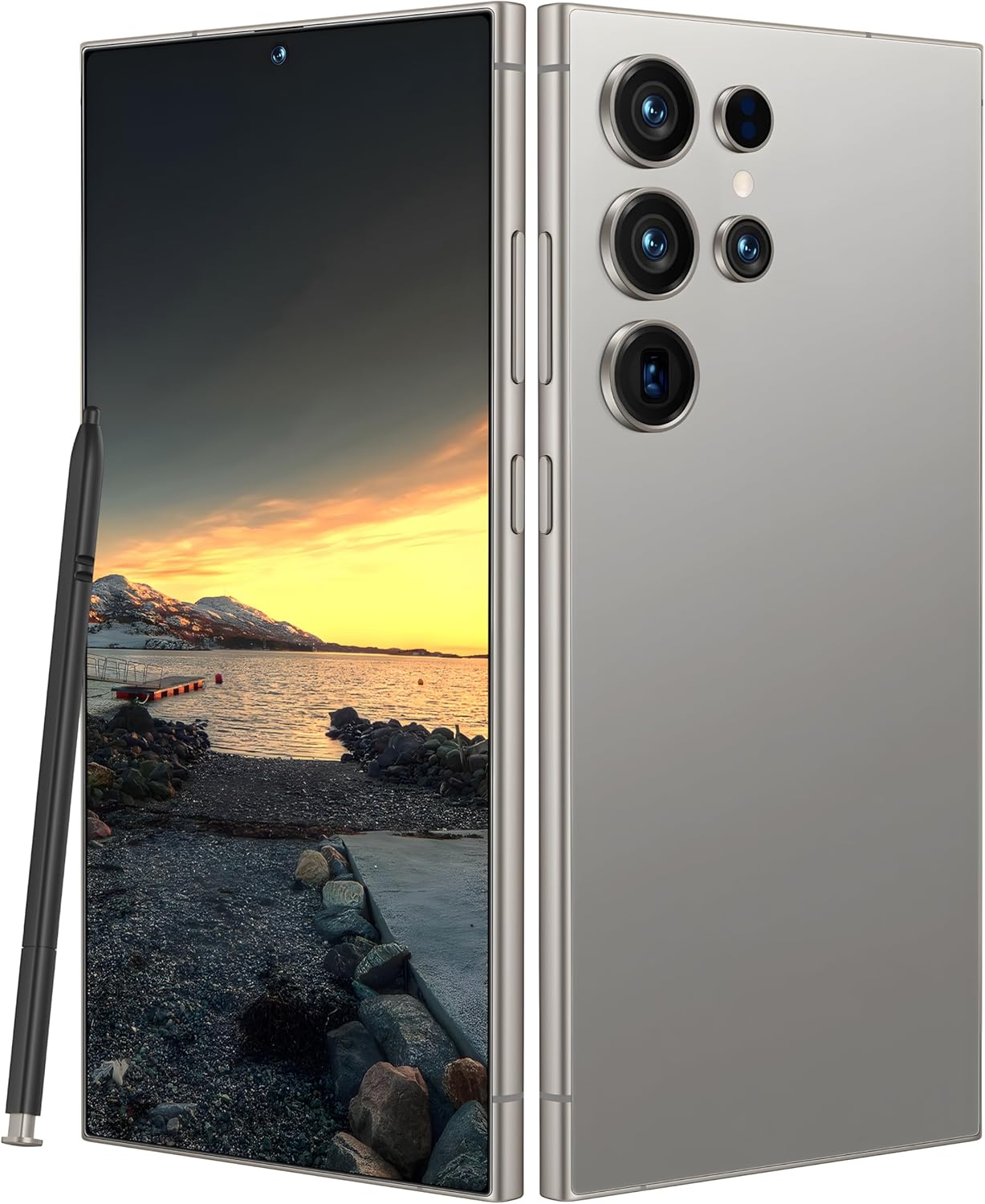 I24 Ultra 5G Unlocked Smartphone, 6.8″ HD+ Display, 8GB RAM + 256GB ROM, 6800mAh Battery, 108MP+48MP Dual Camera, Android 13, Dual SIM, Face ID, Fingerprint Lock, Global 5G Connectivity (Grey) I24 Ultra 5G Unlocked Smartphone, 6.8″ HD+ Display, 8GB RAM + 256GB ROM, 6800mAh Battery, 108MP+48MP Dual Camera, Android 13, Dual SIM, Face ID, Fingerprint Lock, Global 5G Connectivity (Grey)