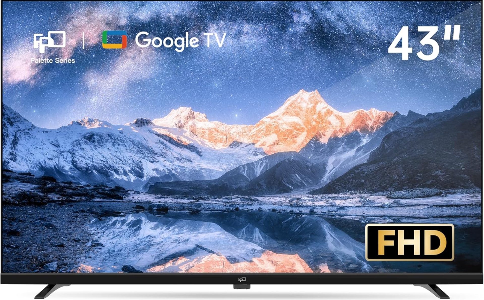 FPD 43-inch Smart TV Google TV 1080p Full HD with Google Play and Chromecast Built-in, HDR 10, Dolby Audio, Voice Remote, Stream Live TV(Palette-Series, CG43-P3, 2024 Model) FPD 43-inch Smart TV Google TV 1080p Full HD with Google Play and Chromecast Built-in, HDR 10, Dolby Audio, Voice Remote, Stream Live TV(Palette-Series, CG43-P3, 2024 Model)